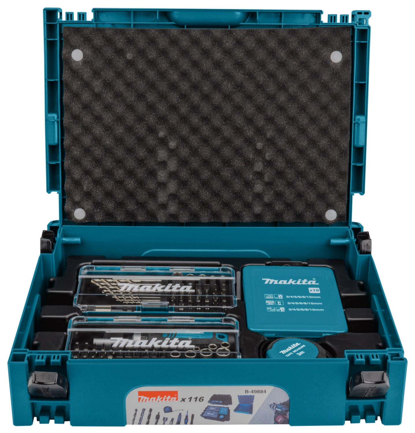 Makita B-49884 116-delige boor- & bitset in Mbox-image