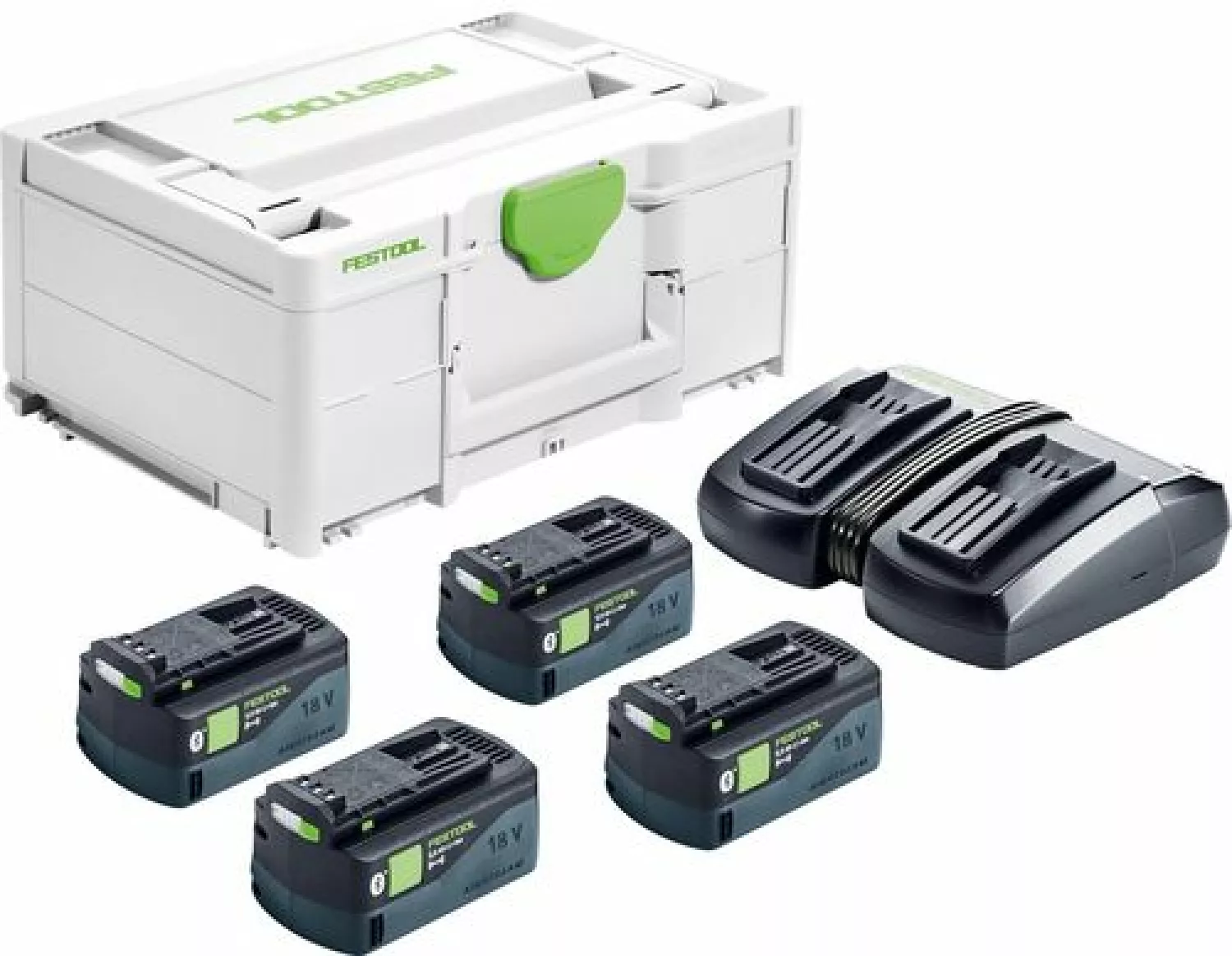 Festool SYS 18V 4x5,0/TCL 6 DUO Energieset  in systainer-image