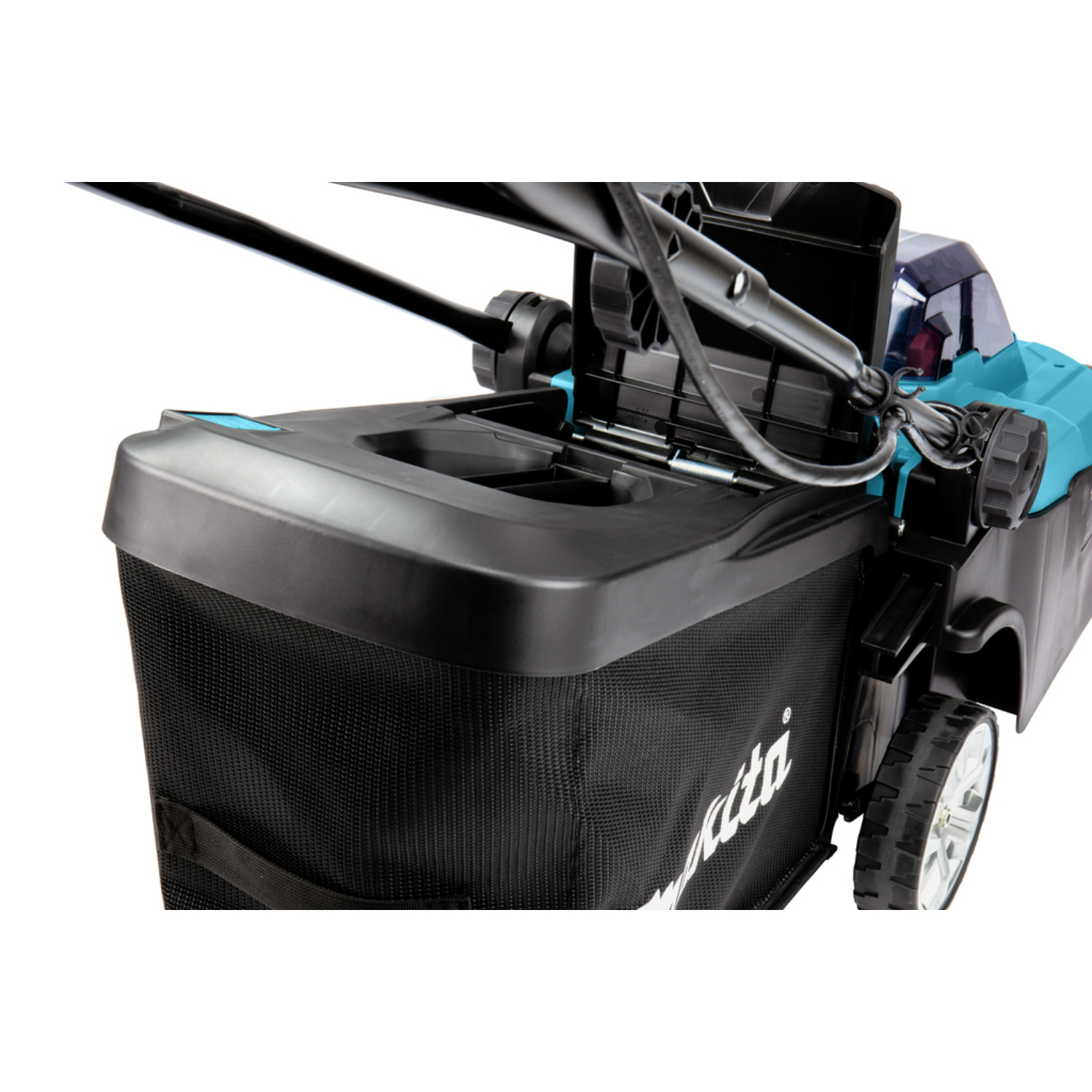 Makita DLM382CM2 (2x 18V) Li-Ion set de tondeuses à gazon sans fil (2x 4.0Ah) - 38cm-image