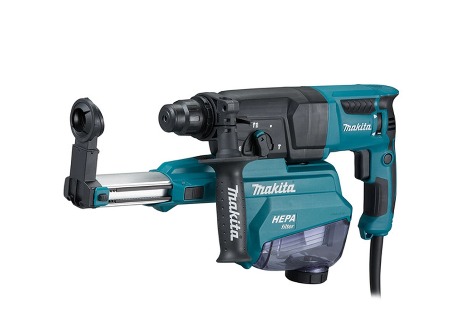 Makita HR2652 SDS-Plus Boorhamer incl. stofafzuiging in koffer - 800W - 2,2J-image