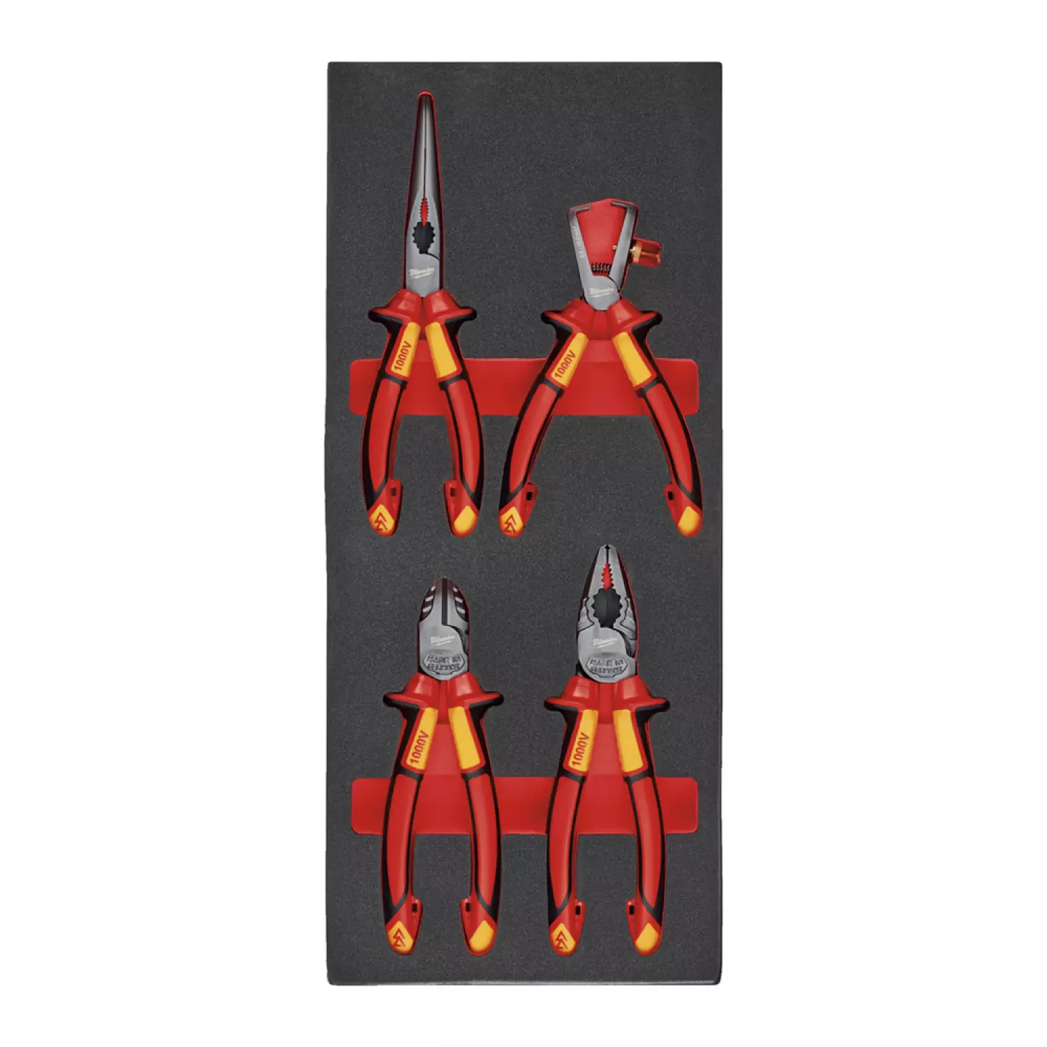 Milwaukee 4932493250 4-delige VDE Tangenset 1 in foam inlay-image