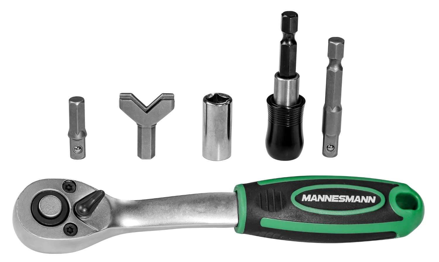 Brüder Mannesmann M29715 81-delige Ratel en bitset - 1/4"