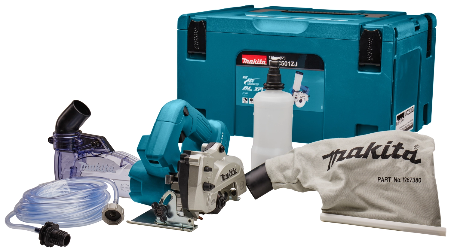 Makita DCC500ZJX6 LXT 18 V Diamantsnijder - 125 mm