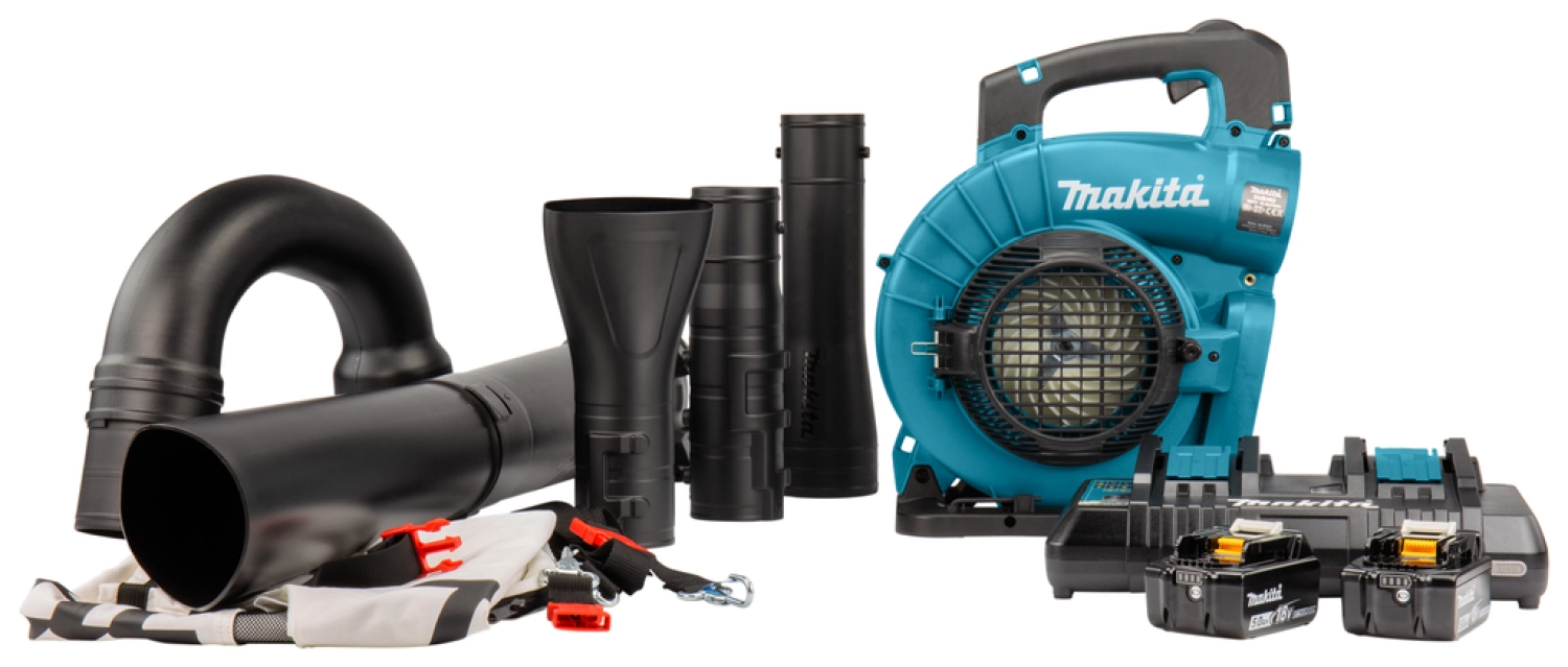 Makita DUB363PT2V 36V (2x 18V) Li-Ion accu bladblazer set (2x 5.0Ah accu) - 194 km/h-image