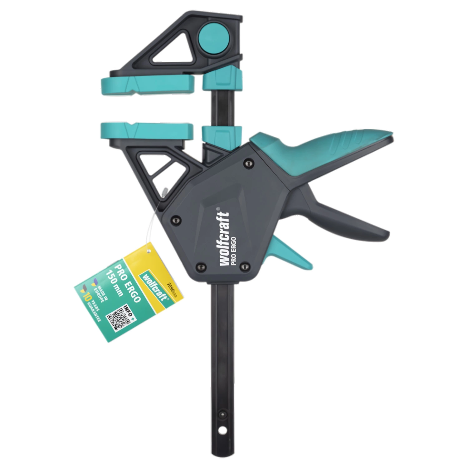 Wolfcraft 3090000 Eenhands Lijmklem PRO ERGO - 150mm-image