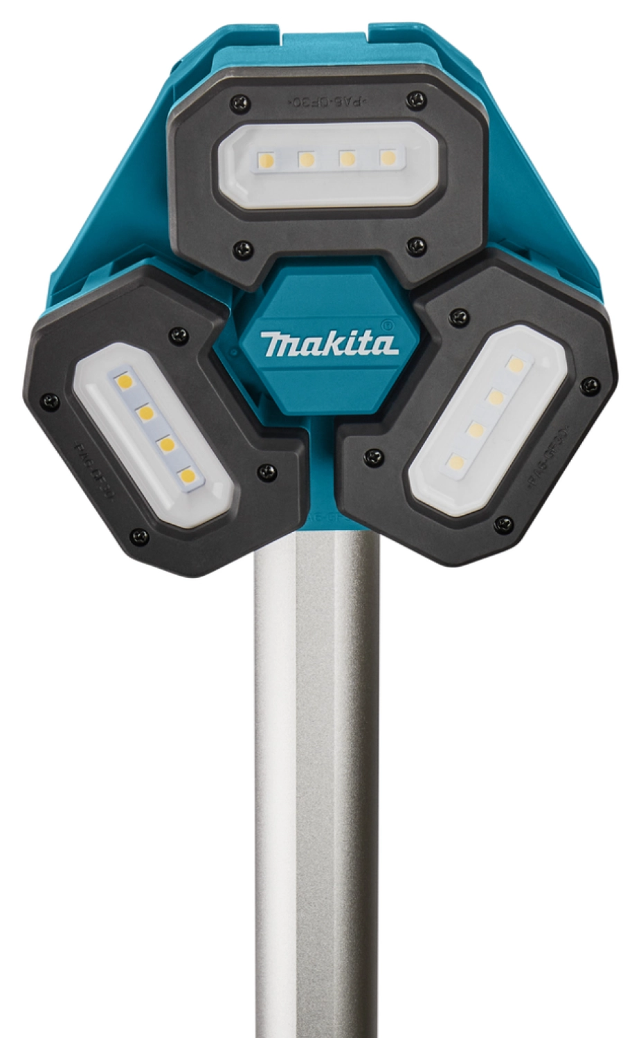 Makita NLADML814 Lampe de chantier sans-fil sur trépied - 14,4V-18V Li-ion - 3 spots - 100-220 cm - 3000 lumen-image