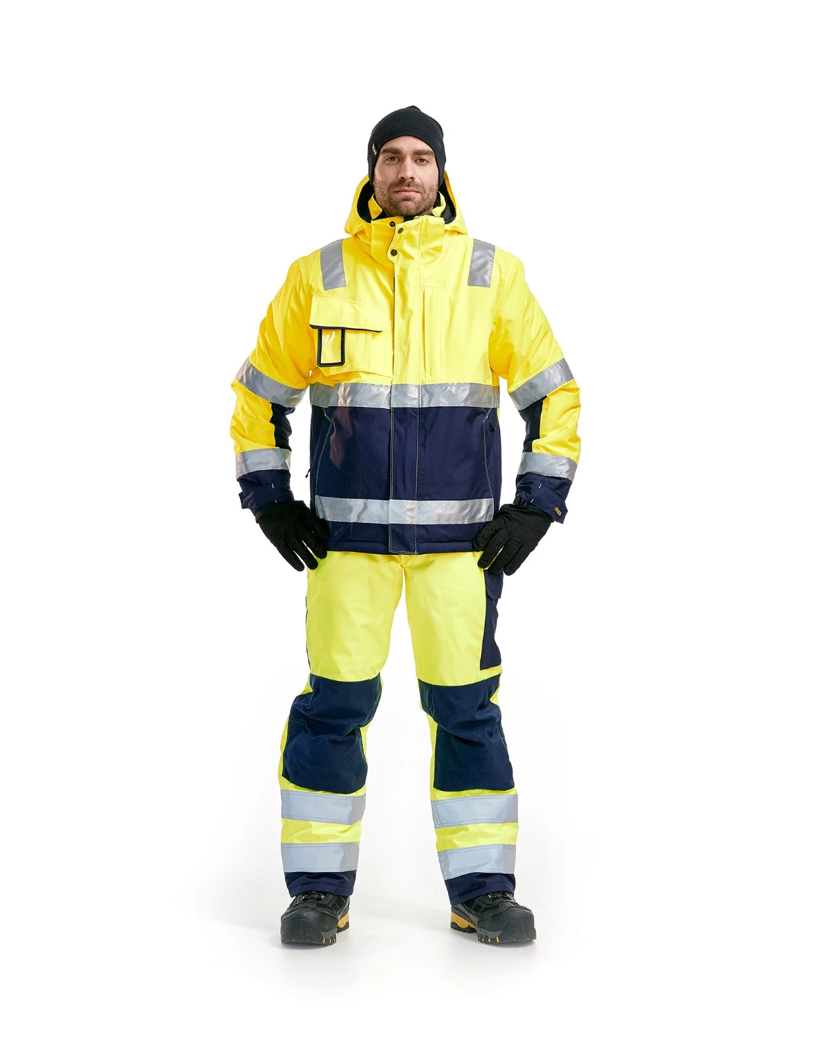 Blåkläder 4870 Veste d'hiver haute visibilité - jaune - taille S-image