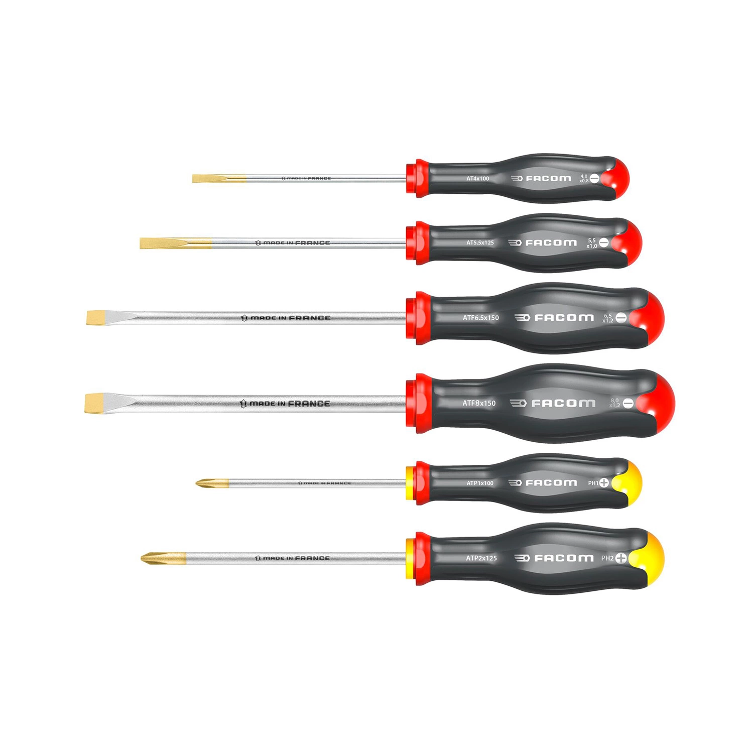 Facom ATPVE.J6PB ensemble de tournevis Protwist VDE 6 pièces - PH/SL