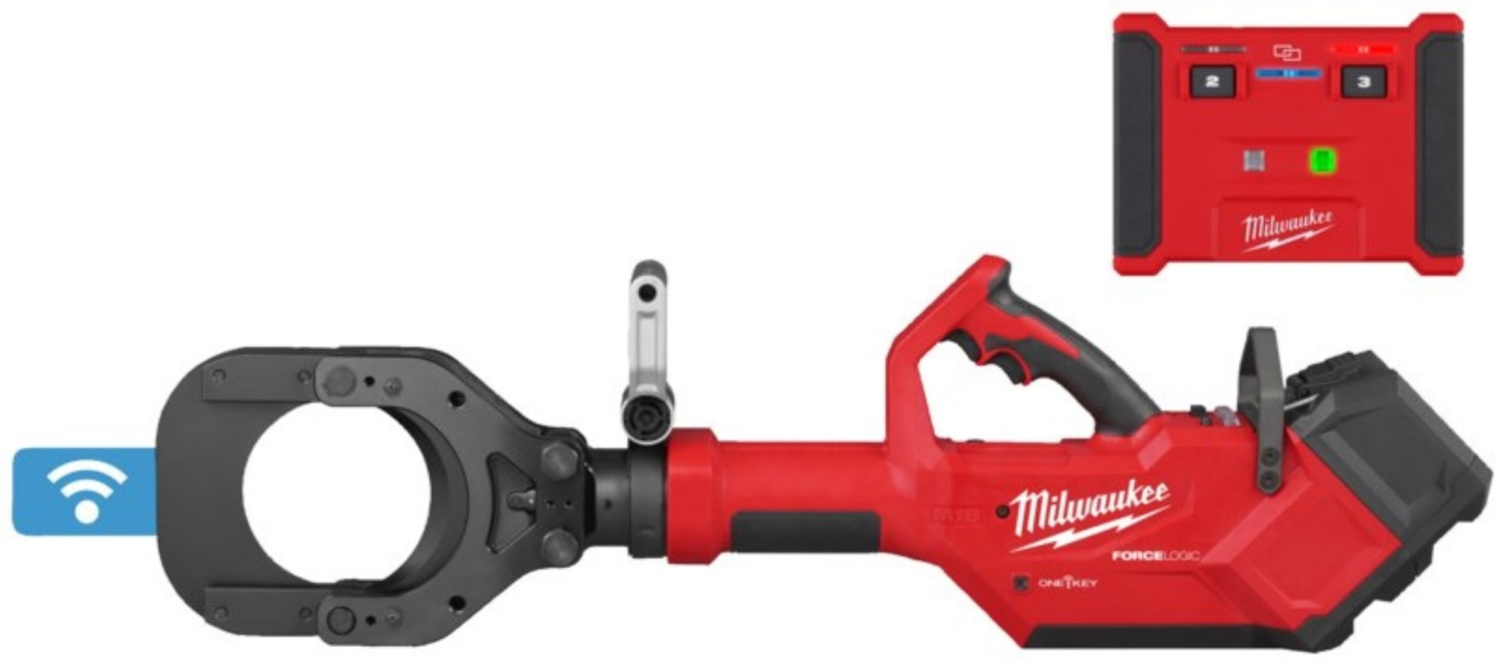 Milwaukee M18 HSFC125R-802C FORCE LOGIC™ Hydraulische kabelkniptang (2x 8.0Ah accu) - 125 mm - in koffer-image