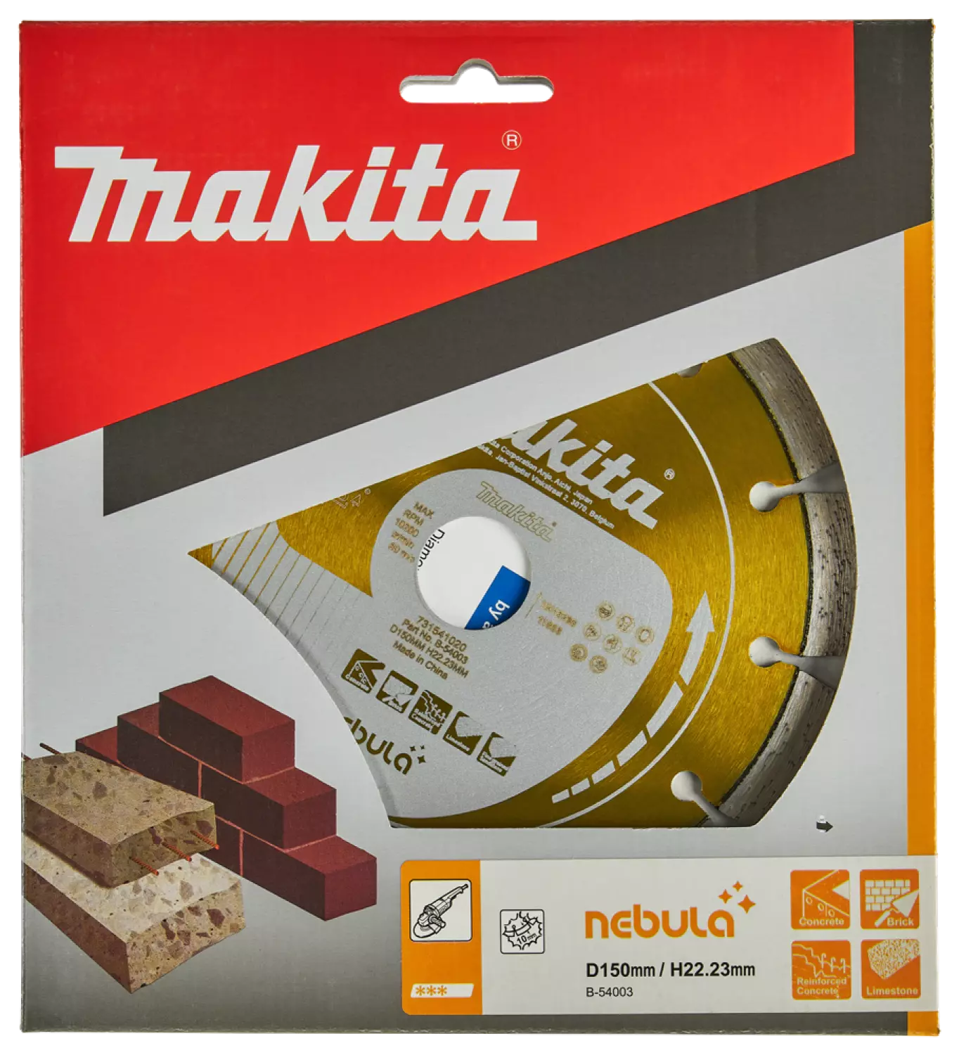 Disque Diamant Makita B -54003 - 150 x 22,23 x 2 mm-image