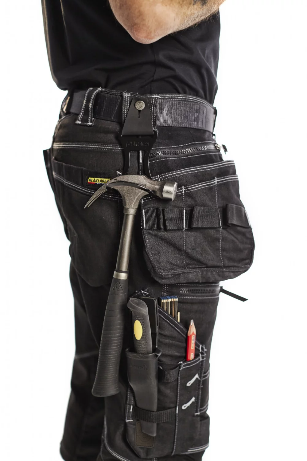 Blåkläder X1900 Pantalon de travail en denim stretch 1990 - noir - taille 58 (XXL)-image