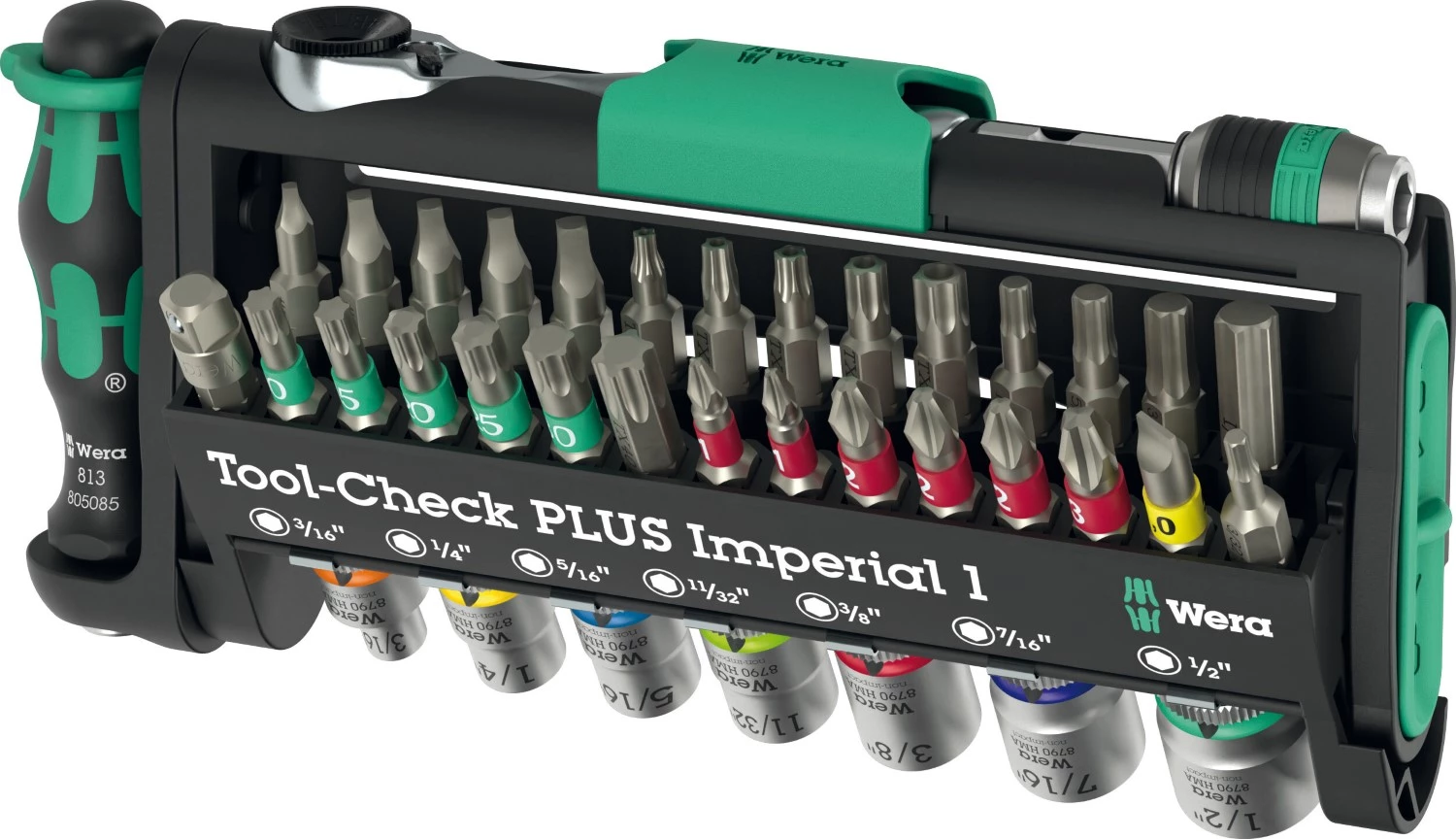 Wera 05049060001 Tool-Check PLUS Imperial 1 Jeu d'outils dans Tool-Check - 39 pièces-image