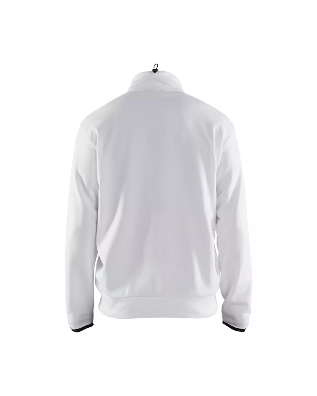 Blåkläder 336225261098S Service sweatshirt met rits - Wit/Donkergrijs - S