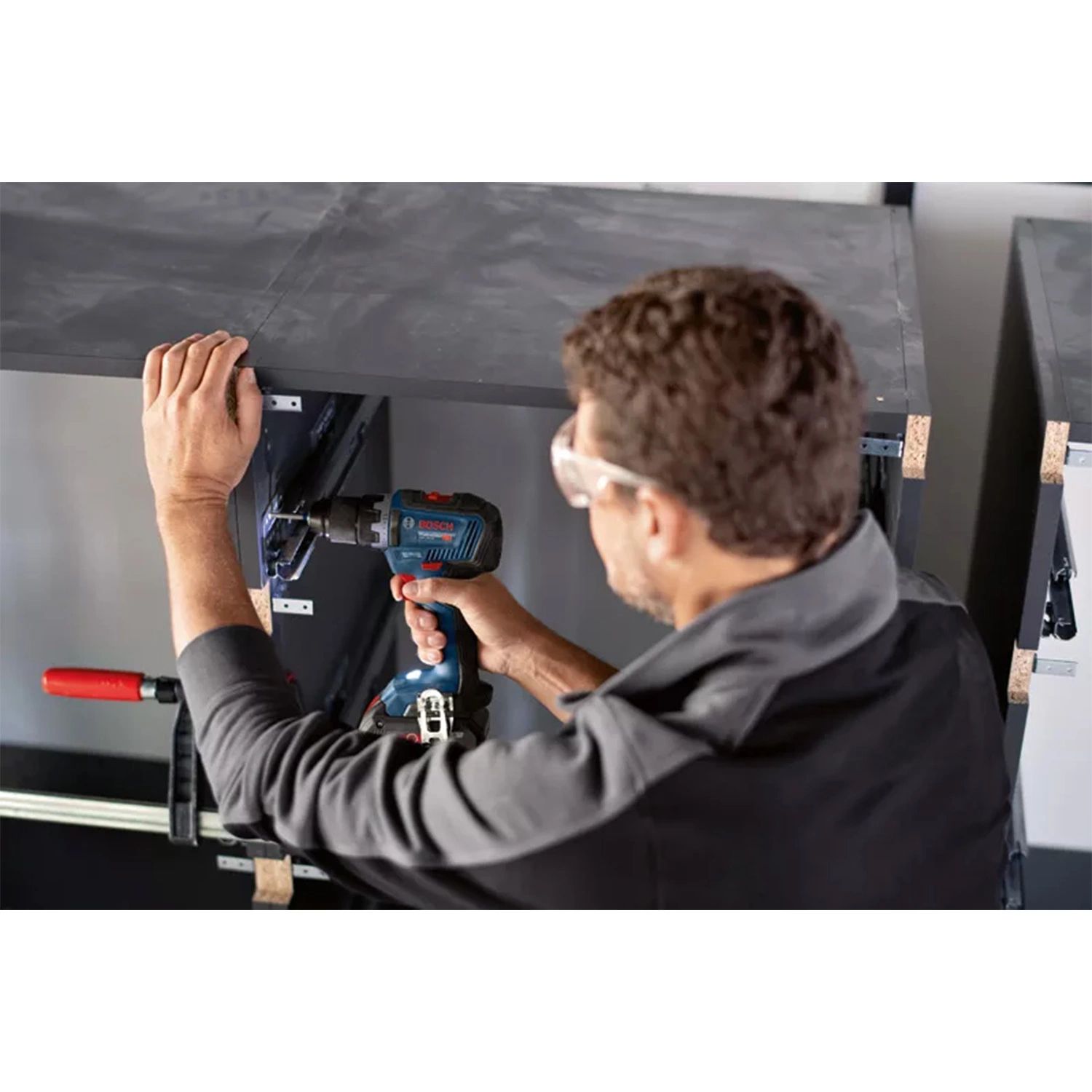 BOSCH GSR 18V ​​-55 Visseuse sans fil - 18V Li-ion - 55 Nm - brushless - Machine seule-image