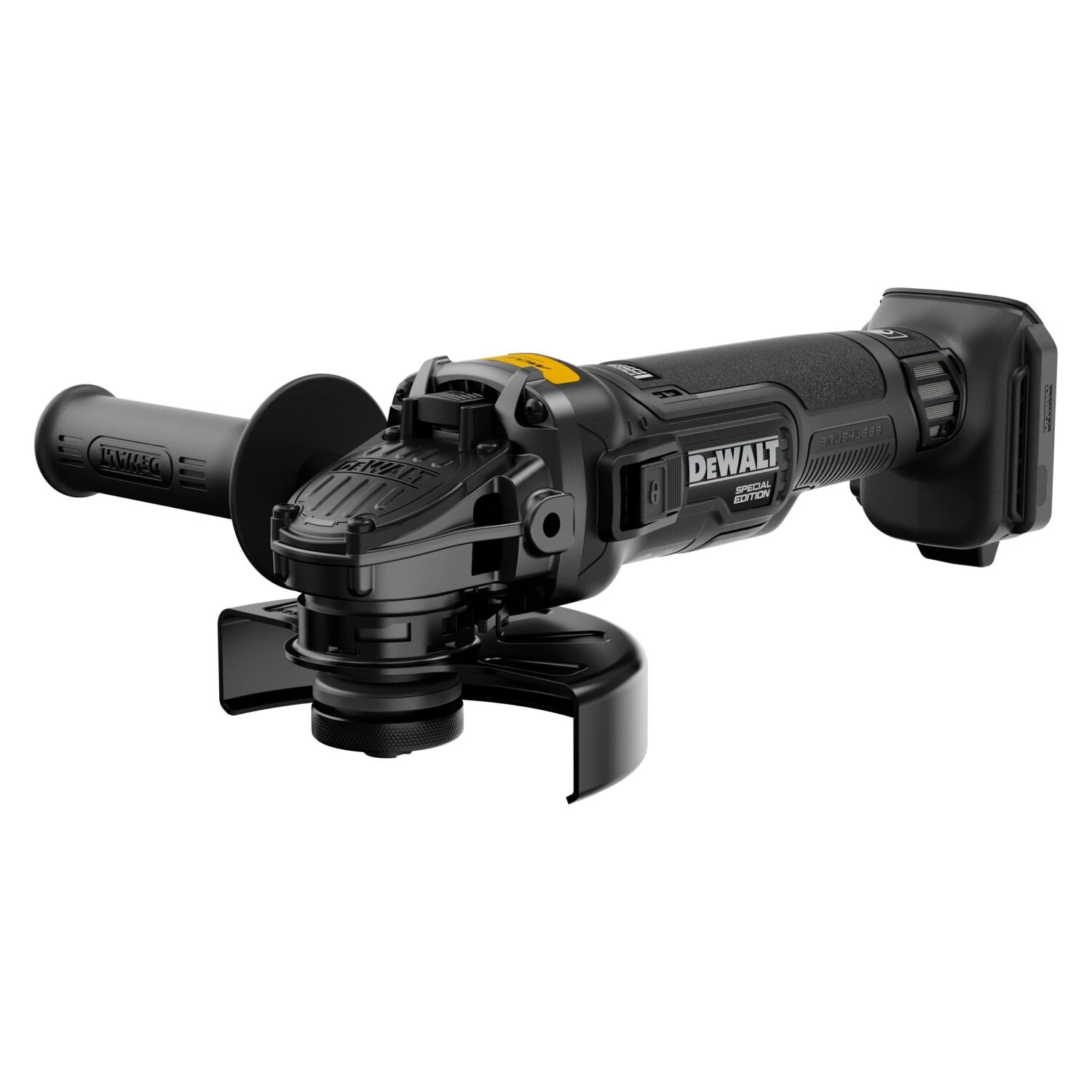 DeWALT X MCLAREN DCG45MP2T-QW 18V XR accu haakse slijper set (2x 5.0Ah accu + lader) - 125mm-image