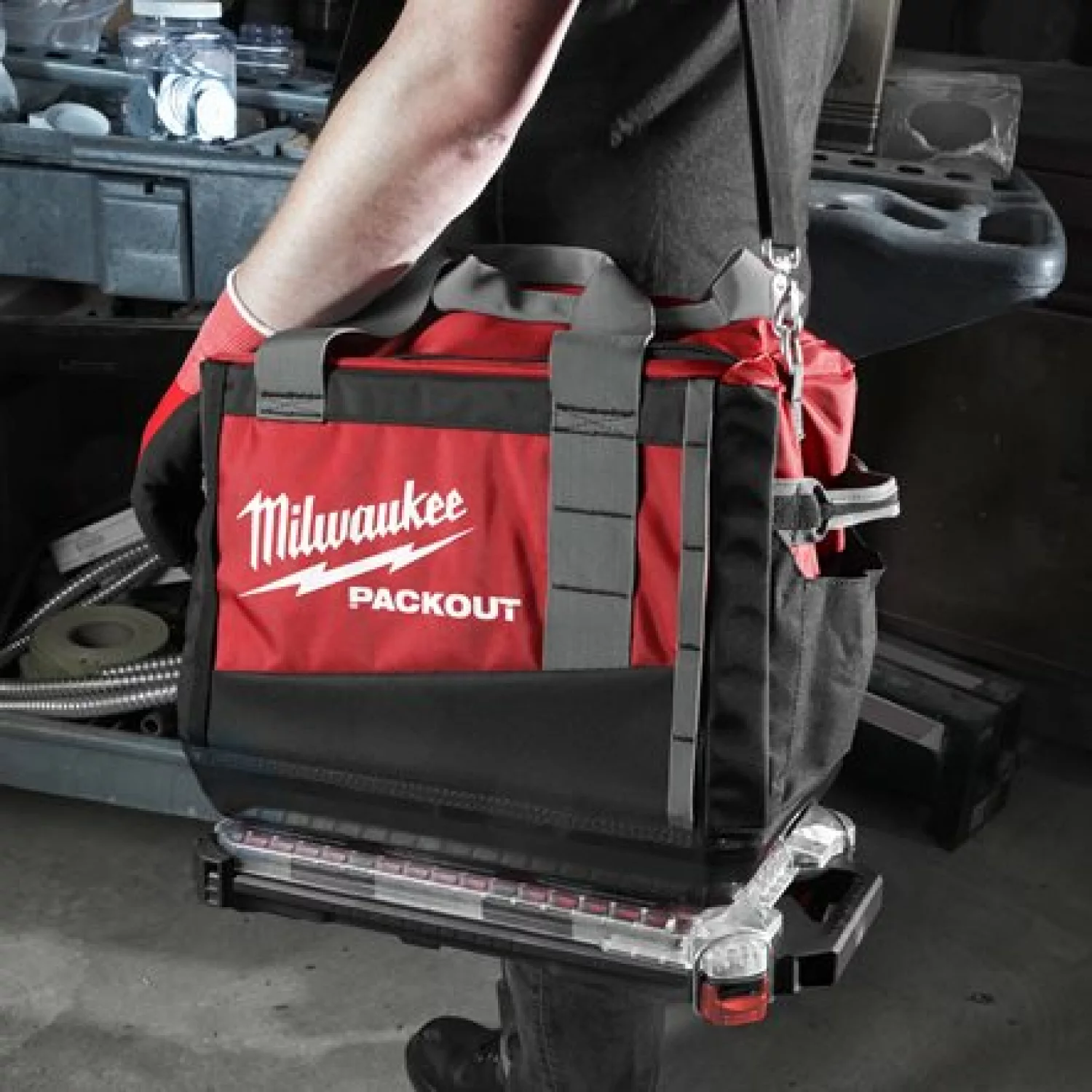 Milwaukee 4932471065 Packout Compact Slim Organizer - 250 x 380 x 65mm-image