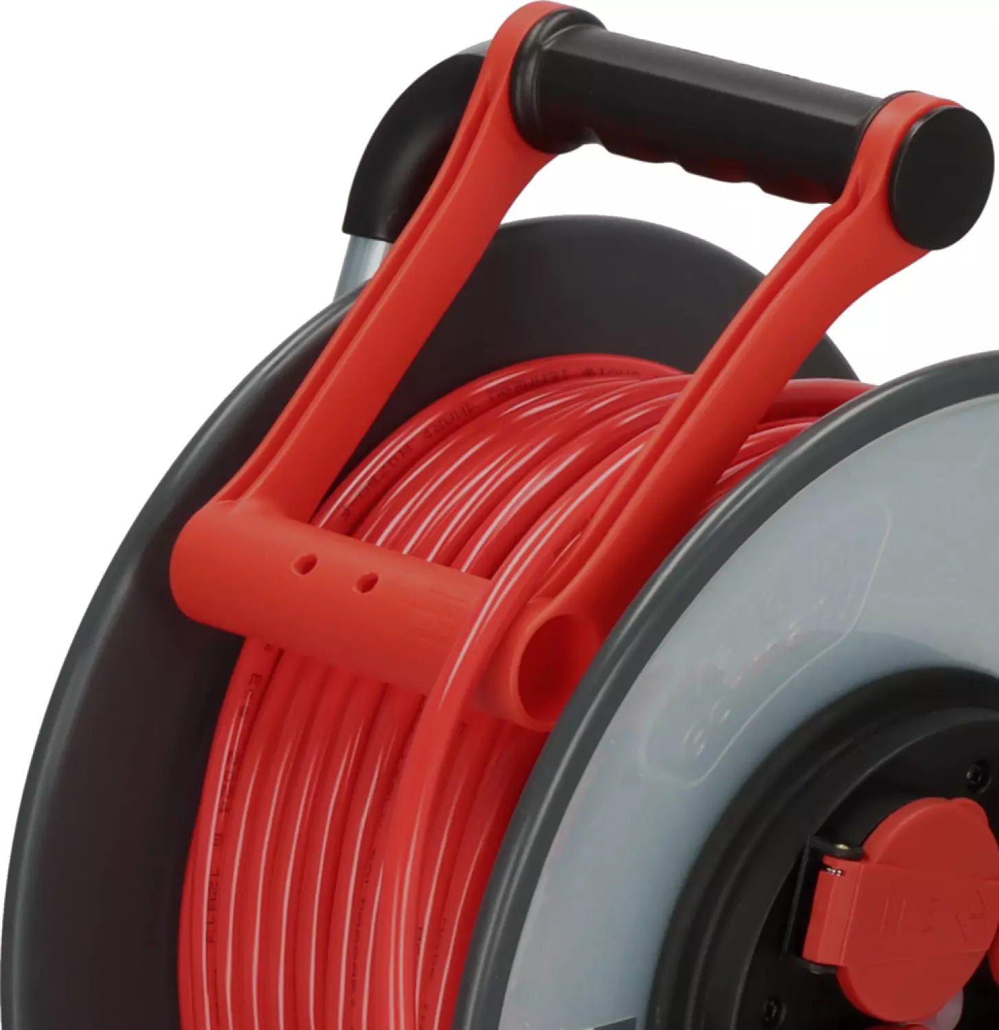 Brennenstuhl Professional SC 5110 SteelCore Enrouleur de câble H07BQ-F 3G1,5 - IP44 - 50m - Rouge-image