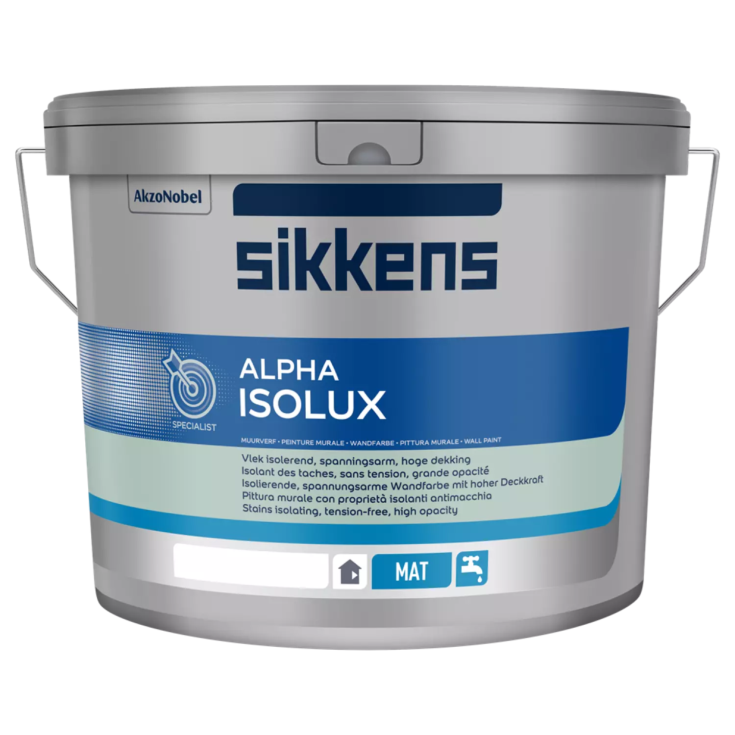 Sikkens Alpha isolux - coloré mixte - 10L BLANC / w05 nouveau-image