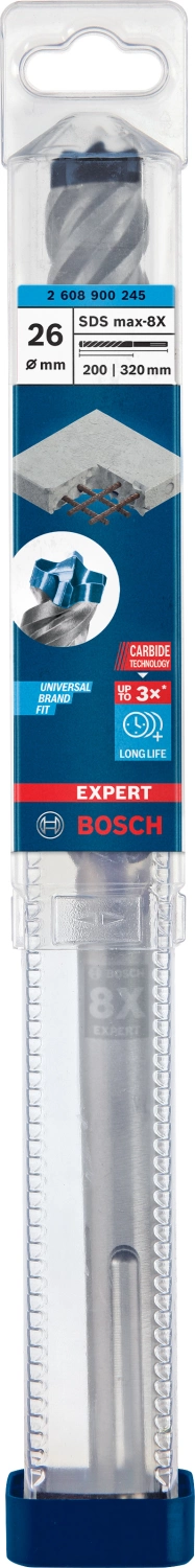 Bosch 2608900245 EXPERT Foret SDS Max-8X - 26x200x320mm-image