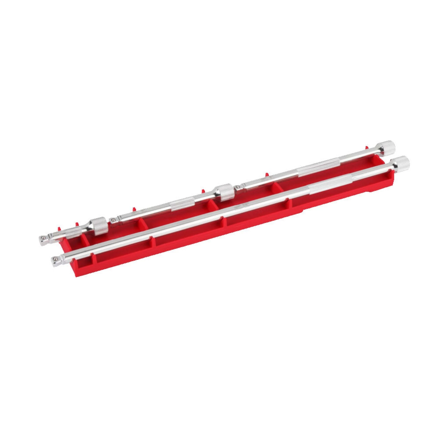 Milwaukee 4932480641 Douille à embout - Jeu de rallonges 3/8 » 4 pièces avec tête sphérique (76mm, 152mm, 254mm, 305mm)-image
