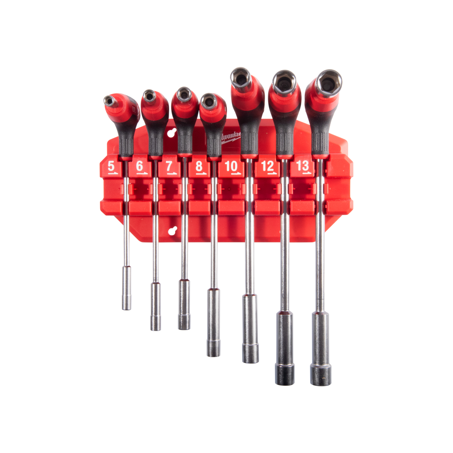 Milwaukee 4932498704 jeu de tournevis à douille 7 pièces poignée en T jeu de tournevis avec poignée confort - 5-13 mm-image