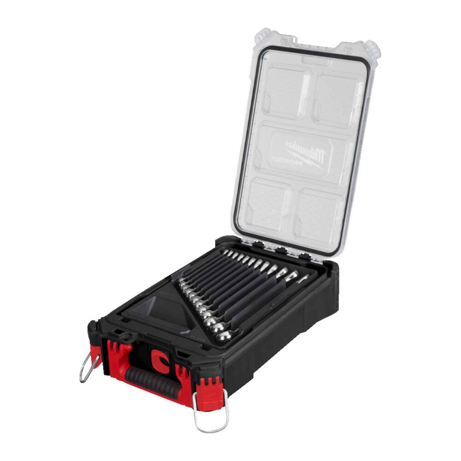 Milwaukee 4932498141 15-delig Ringsteeksleutelset MAXBITE™ - in PACKOUT™ compact organiser - 8-22mm-image