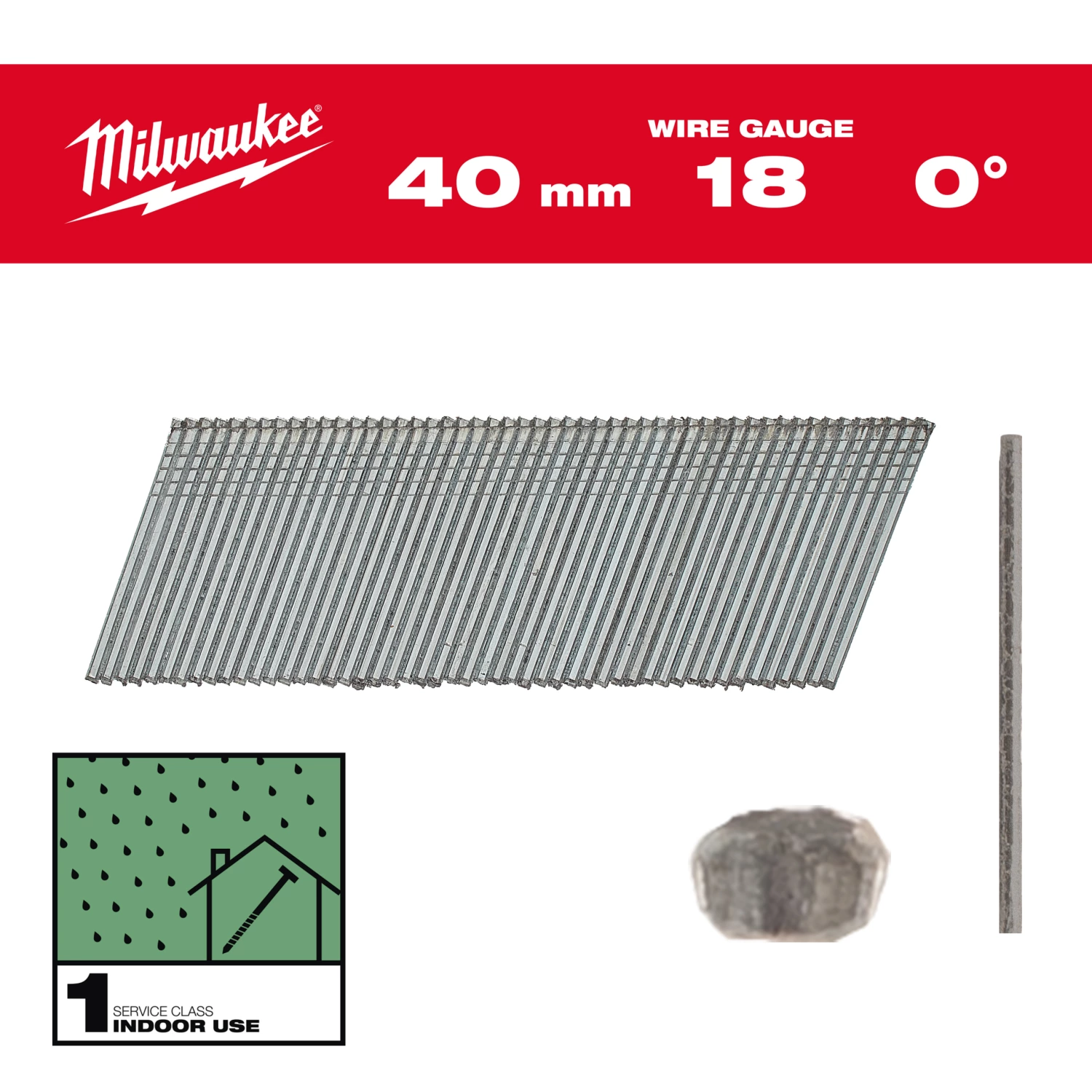 Milwaukee 4932492554 Clous brad 18G/40mm/RC/G/SC1-5kpc-image