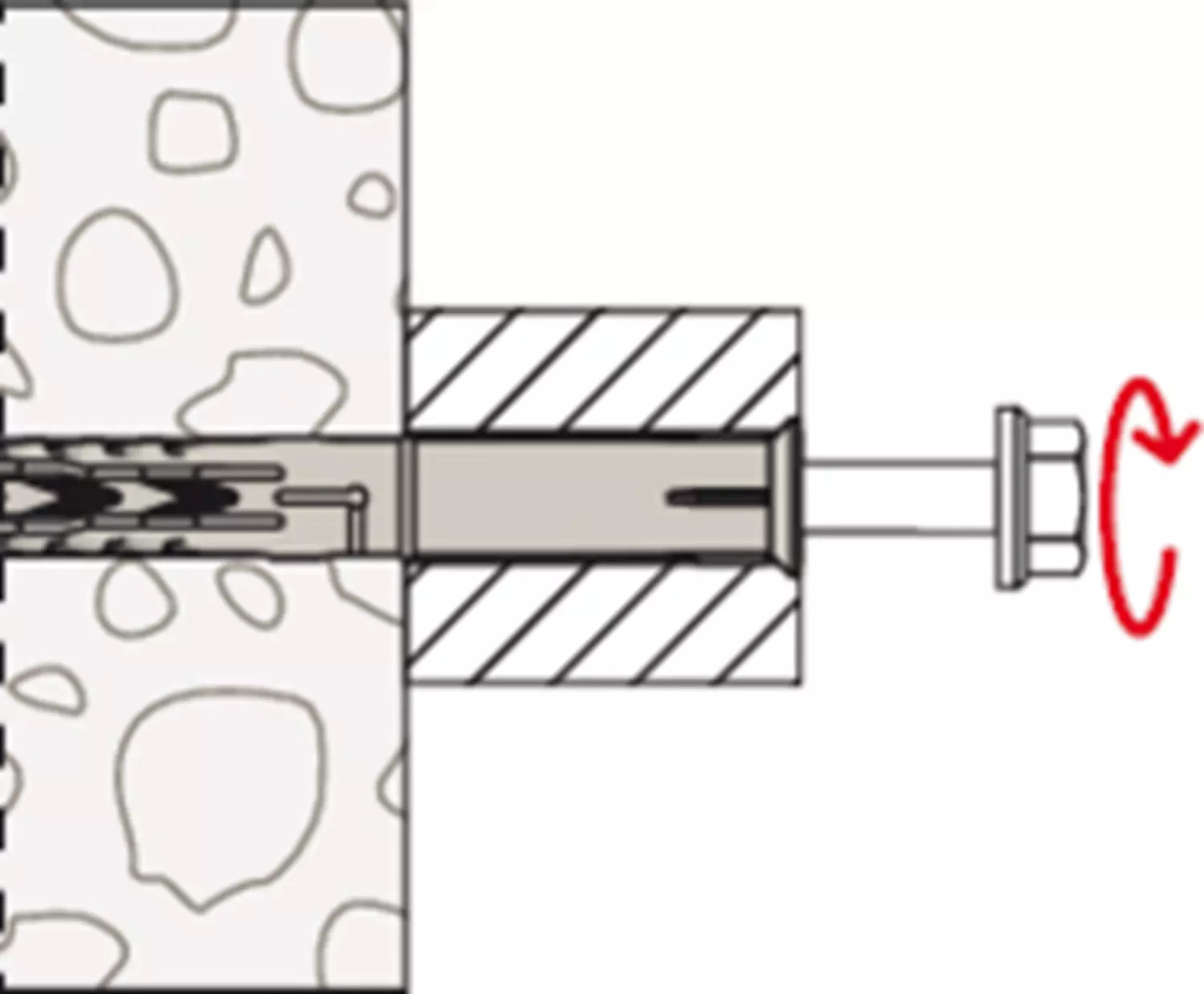 Fischer 46336 Constructie-/kozijnplug SXR - 10 x 200 FUS - TX40/SW13 - zeskant schroef - verzinkt staal (50st)-image