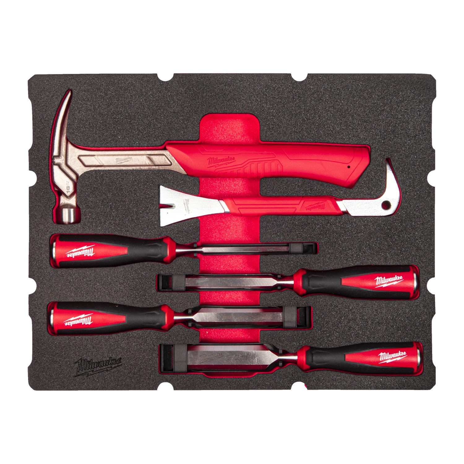 Milwaukee 4932493641 Gereedschapset voor de timmerman in foam inlay-image