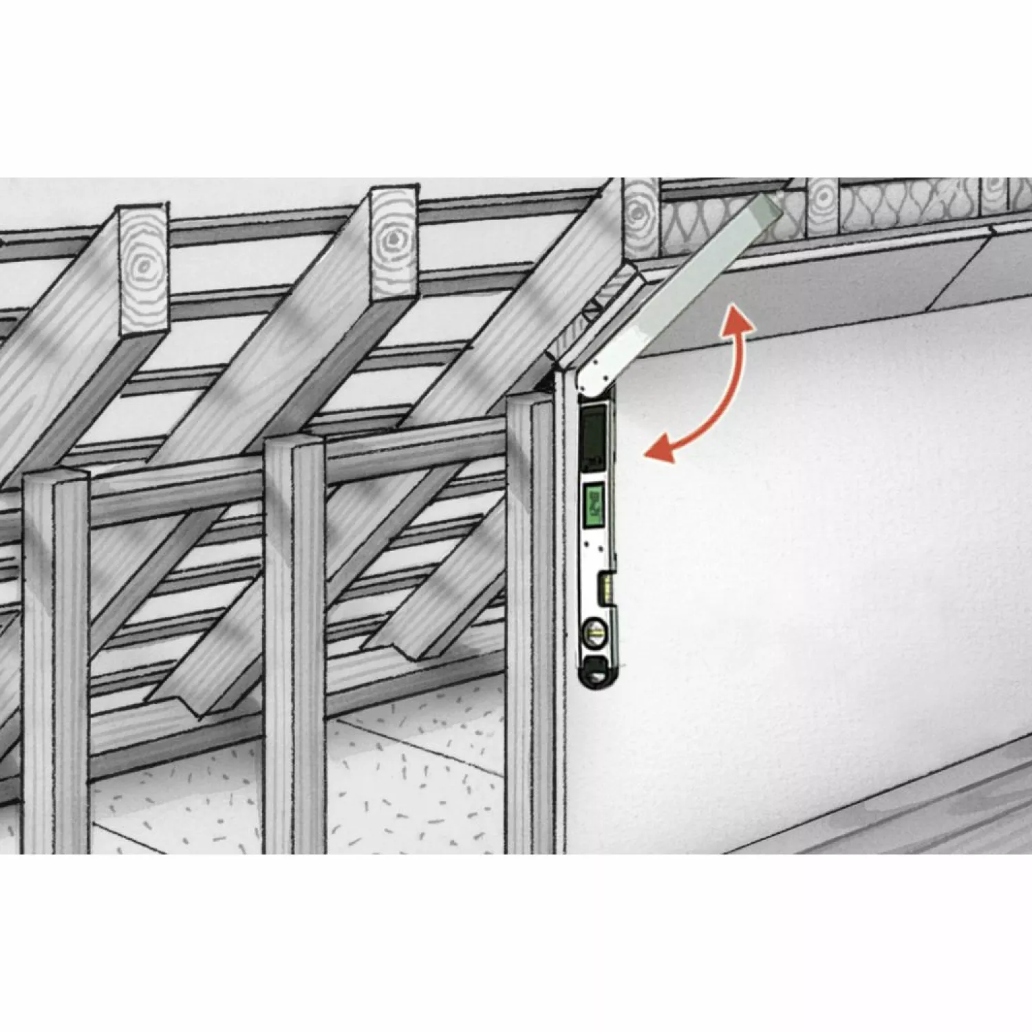 Laserliner ArcoMaster 40 Mesure d'angle numérique - 0-220° - 400 mm-image