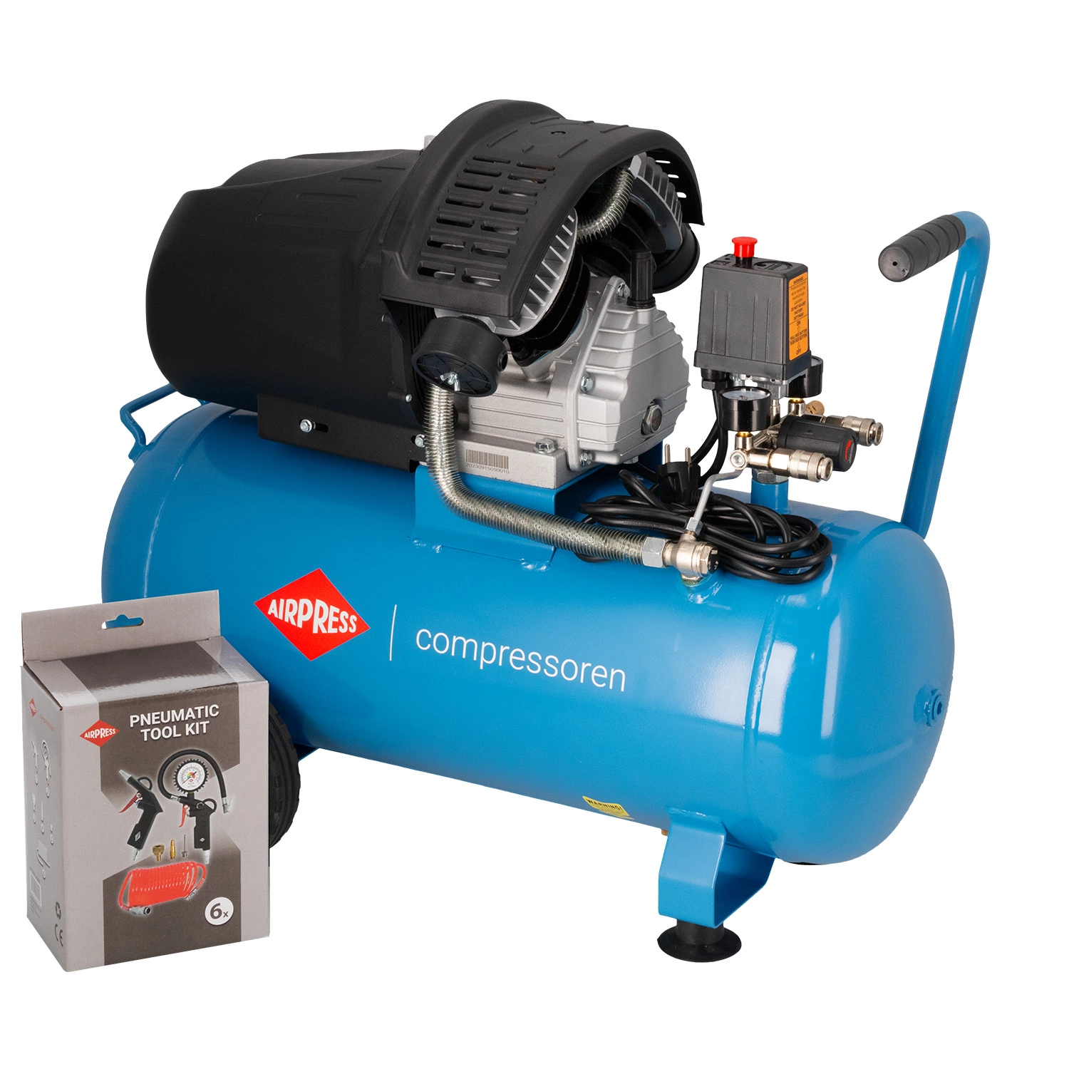 Airpress HL 425-50 Compressor - 8 bar - 280 l/min - 50L - met accessoires-image