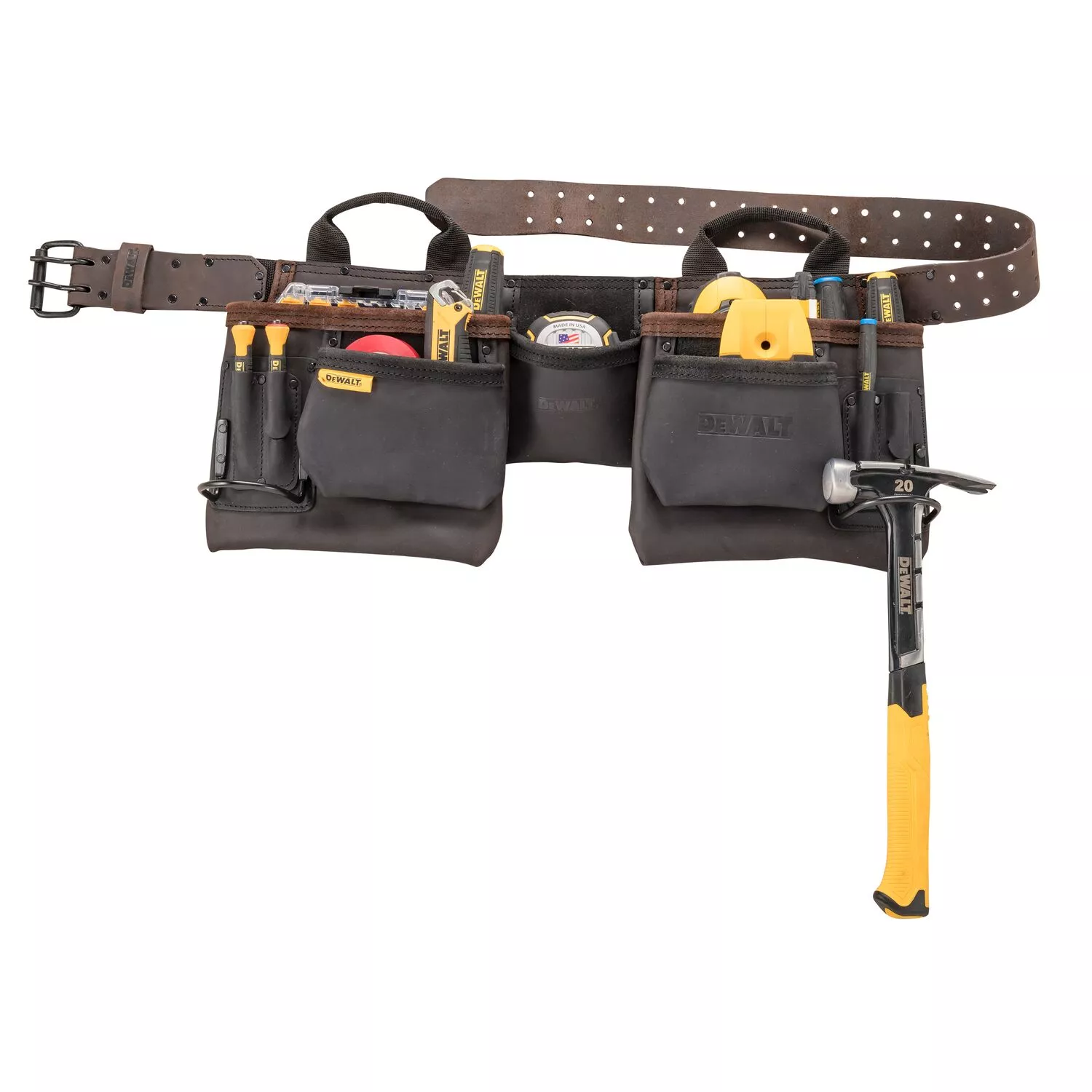 DeWALT DWST50112-1 Gereedschapsgordel - leer - Apron - 12 vakken