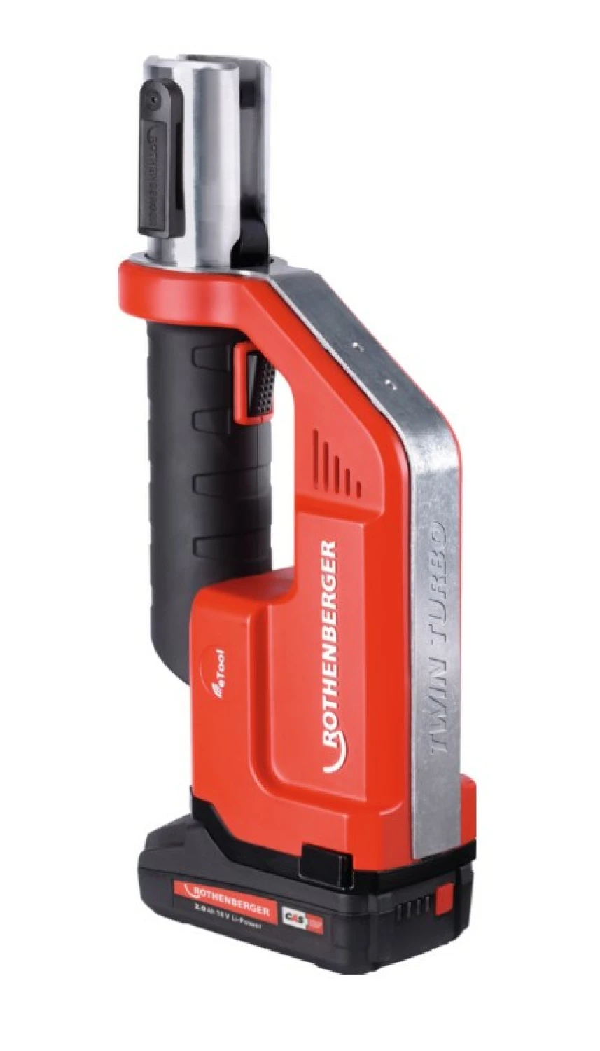 Rothenberger Romax Compact TT 18V Li-ion accuperstang set (1x 2.0Ah accu) incl. SV15-22-28 persbekken in koffer-image