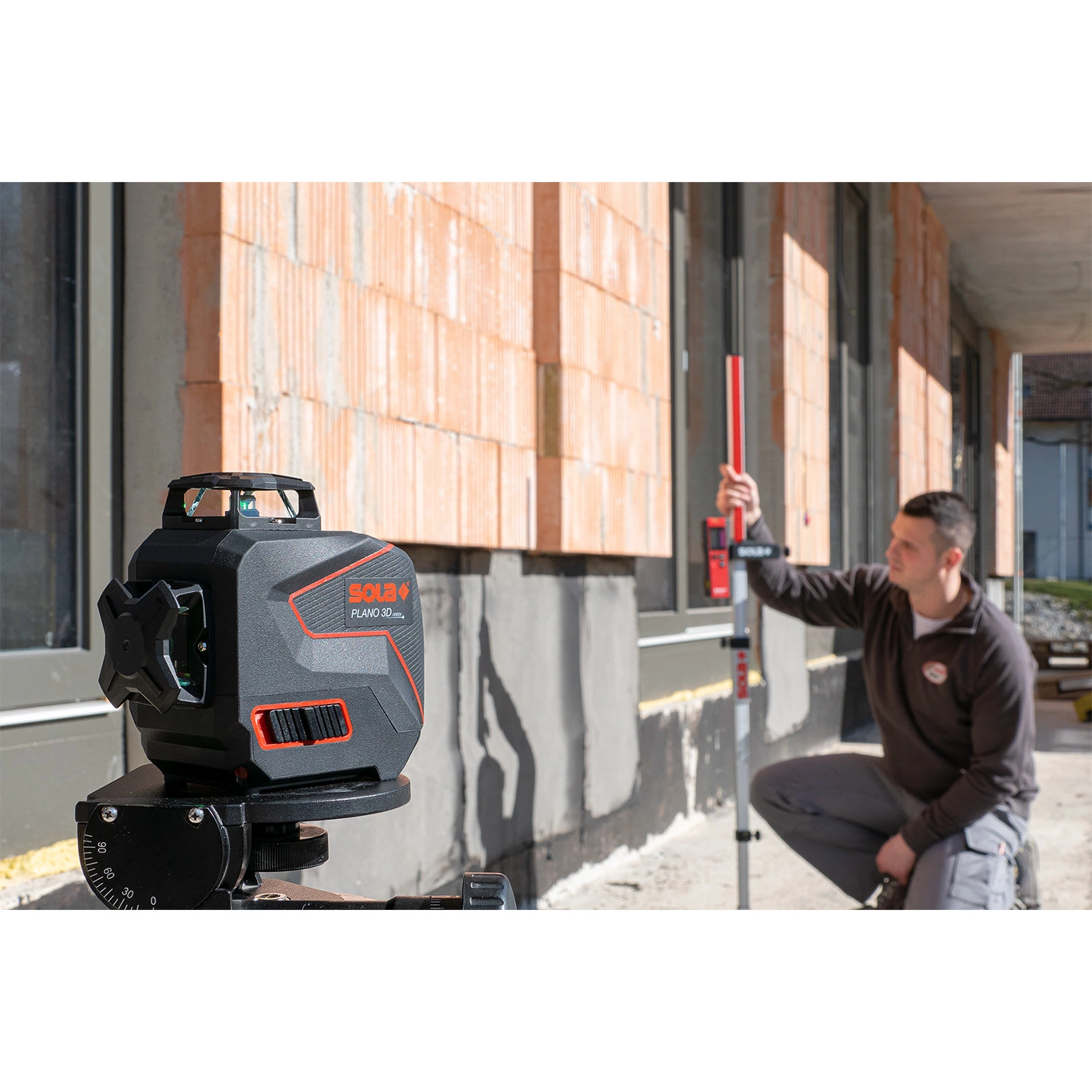 Sola PLANO 3D Green Professional 360° Kruislijnlaser Set incl. statief in koffer - Groen-image