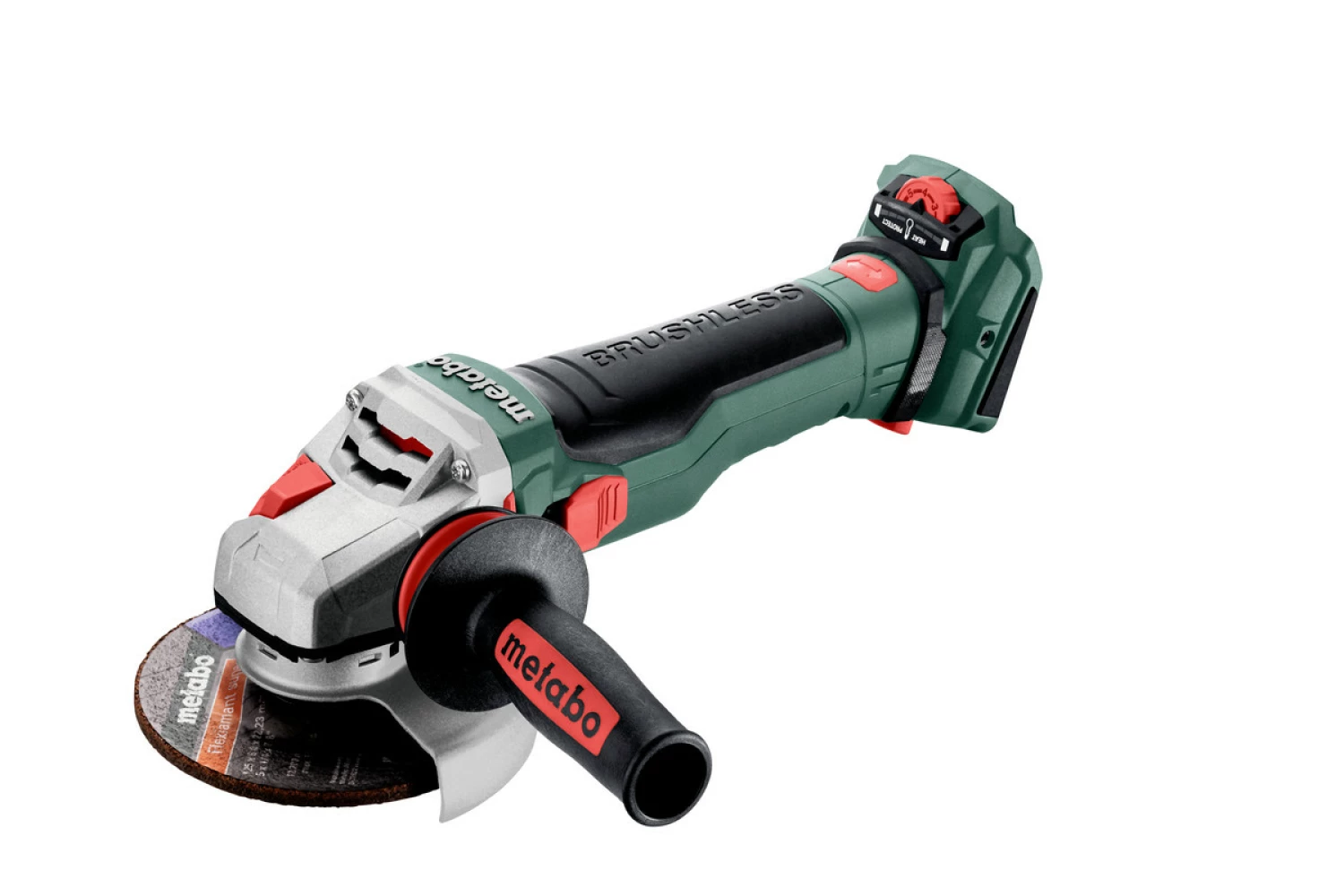 Metabo WVB 18 LTX BL 15-125 18V Quick Li-Ion accu haakse slijper body in Metabox - 125mm-image