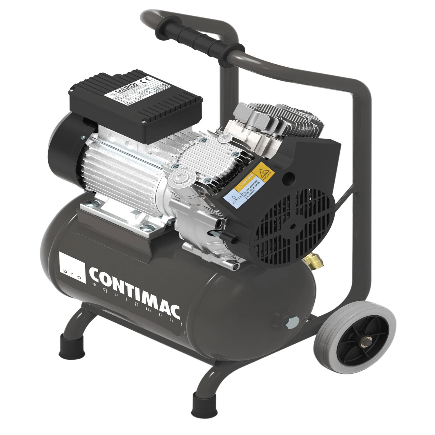 Contimac CM 240/10/10 WF Compressor - 1,5 PK - 10 Bar - 240 L/min - 10 L-image