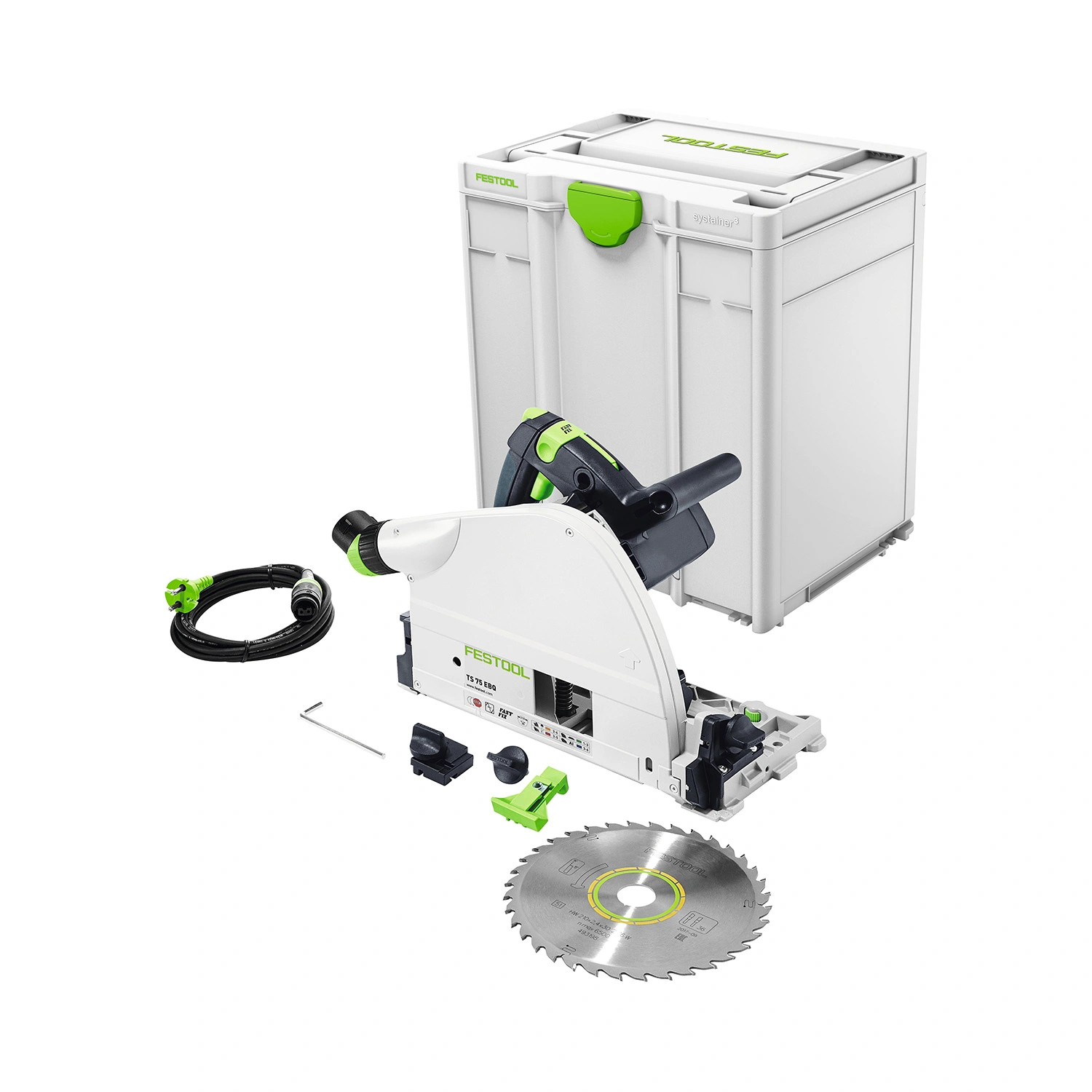 Festool TS 75 EBQ-Plus Invalcirkelzaagmachine in Systainer