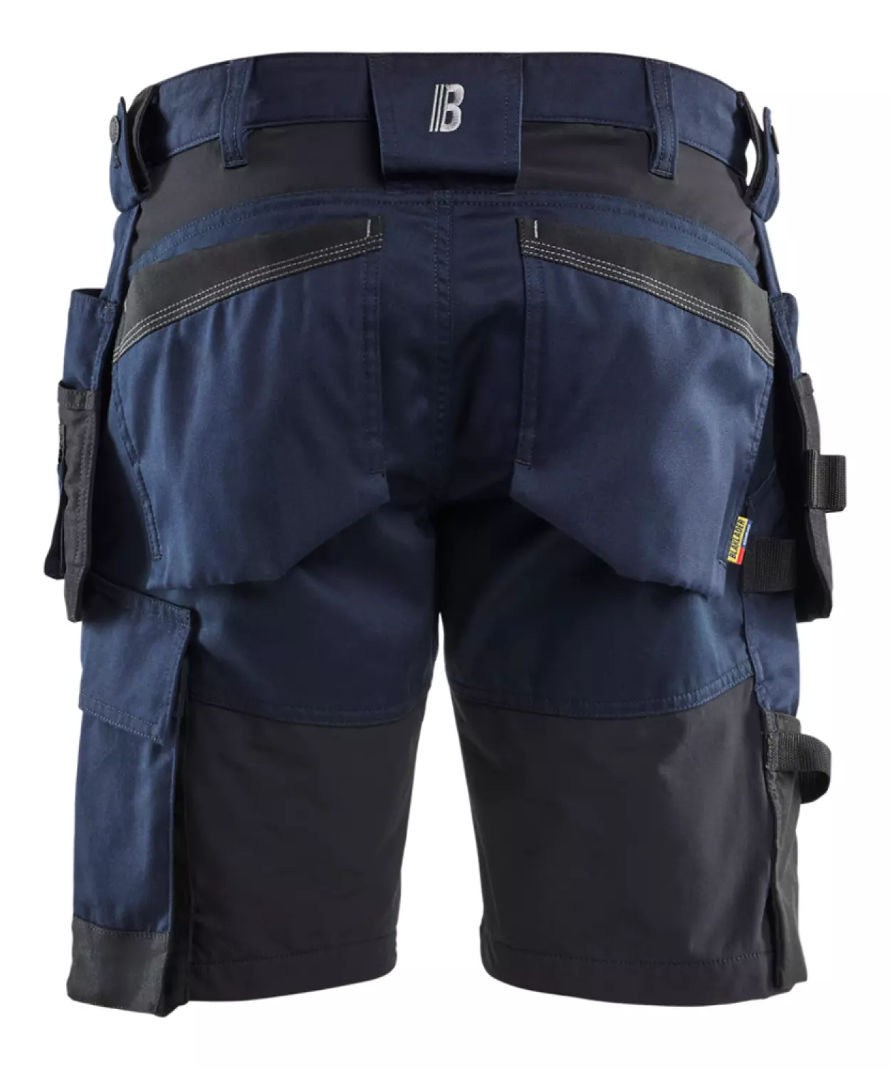 Blåkläder 1752 2-weg stretch Werkshort met gereedschapszakken - Donker marineblauw - Maat 48-image