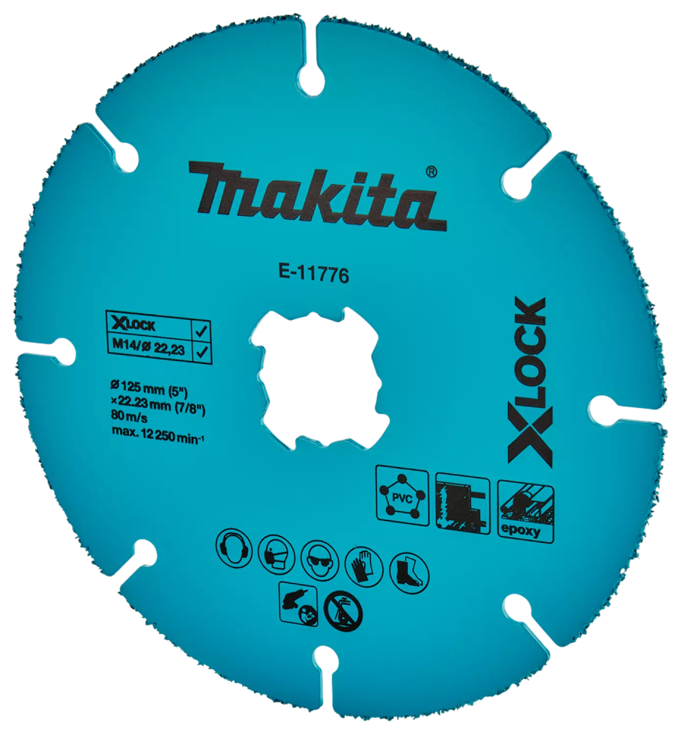 Makita E-11776 X-Lock Diamantdoorslijpschijf - 125x22,23x2mm-image