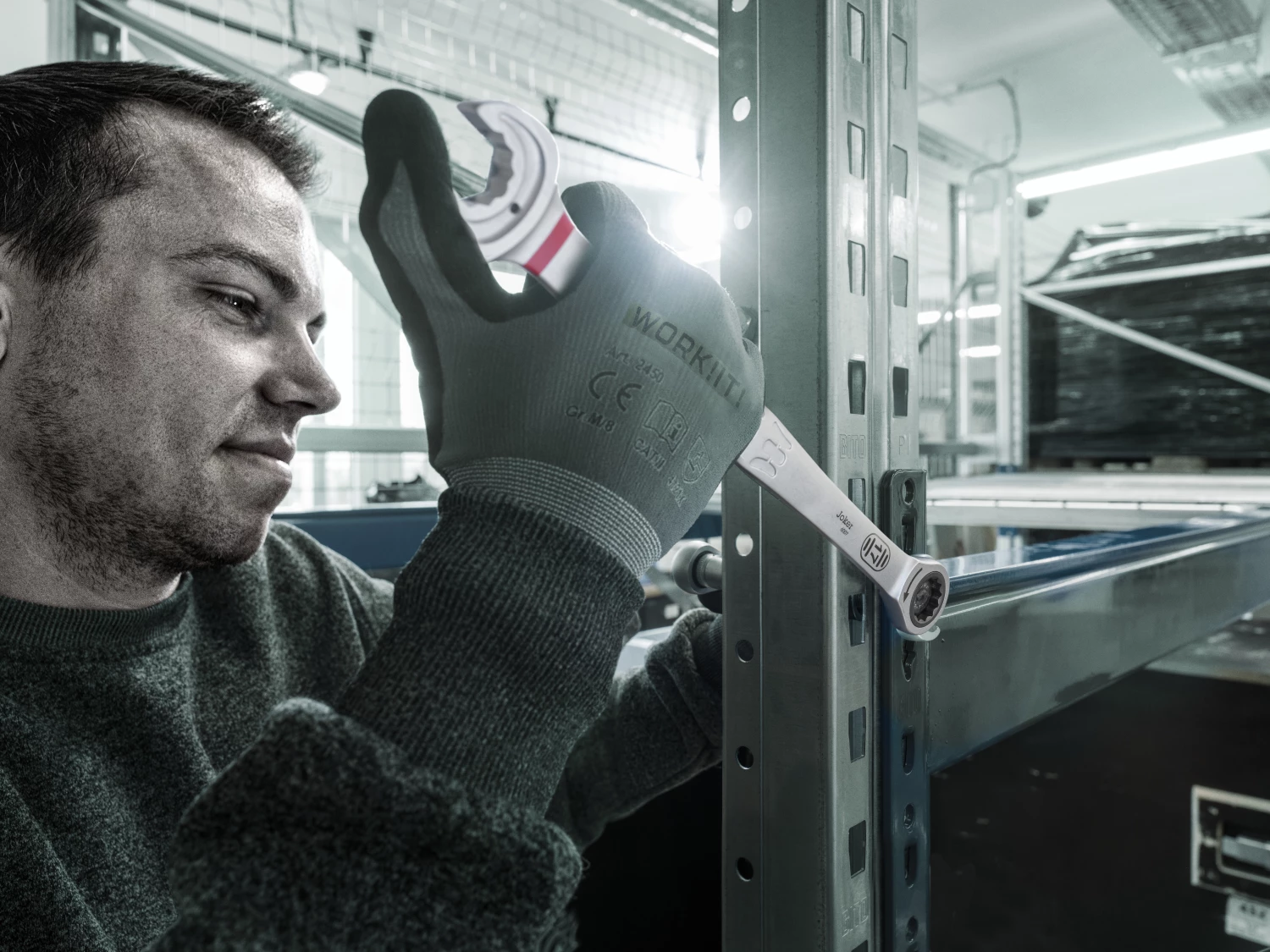 Wera 05020353001 6007 Joker Steek-ringratelsleutel SB - extra lang - 17 x 304,5mm-image