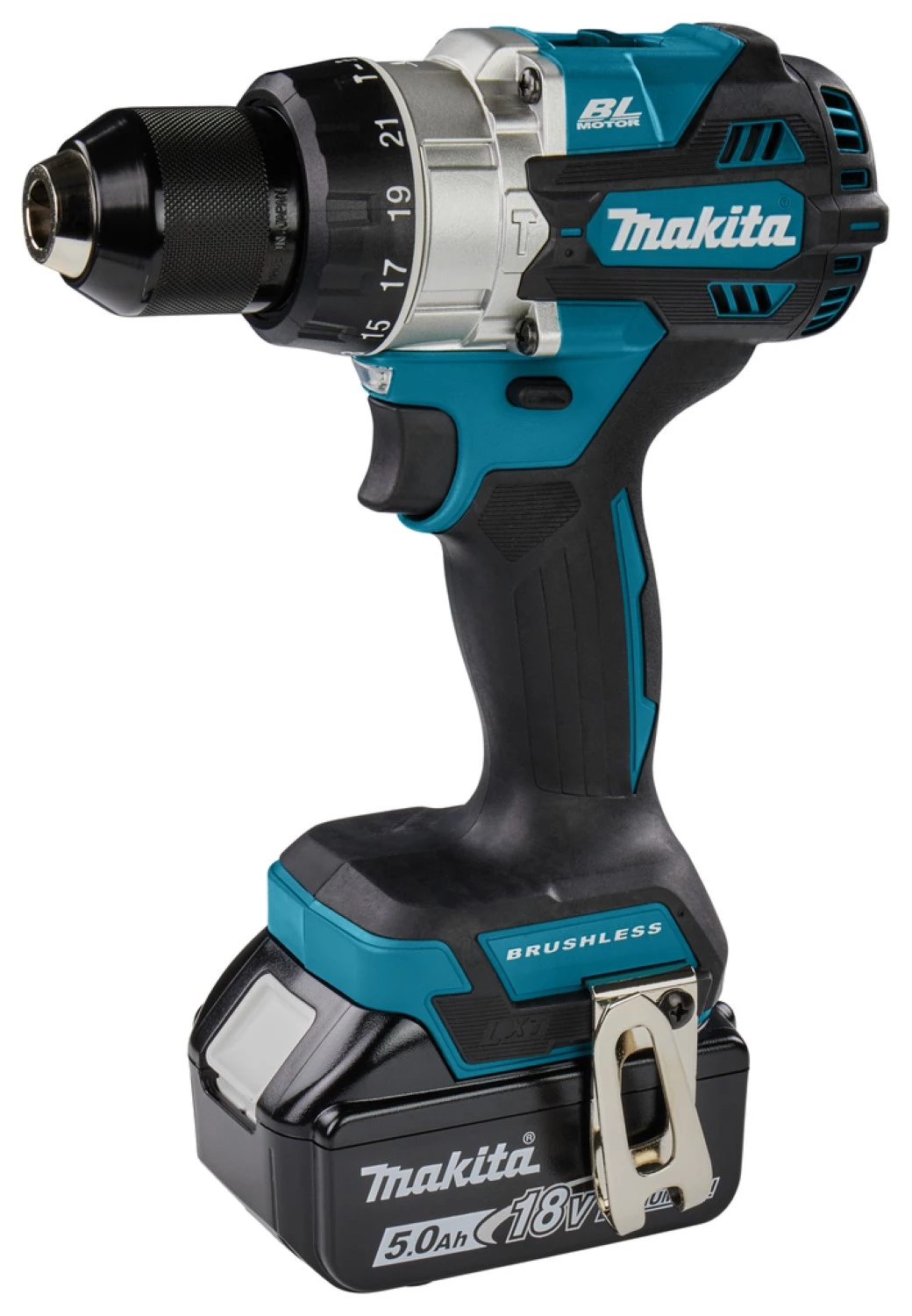 MAKITA DHP486RTJ Perceuse visseuse à percussion sans-fil - 18V Li-ion - 2 batteries 5,0 ah - MBOX-image