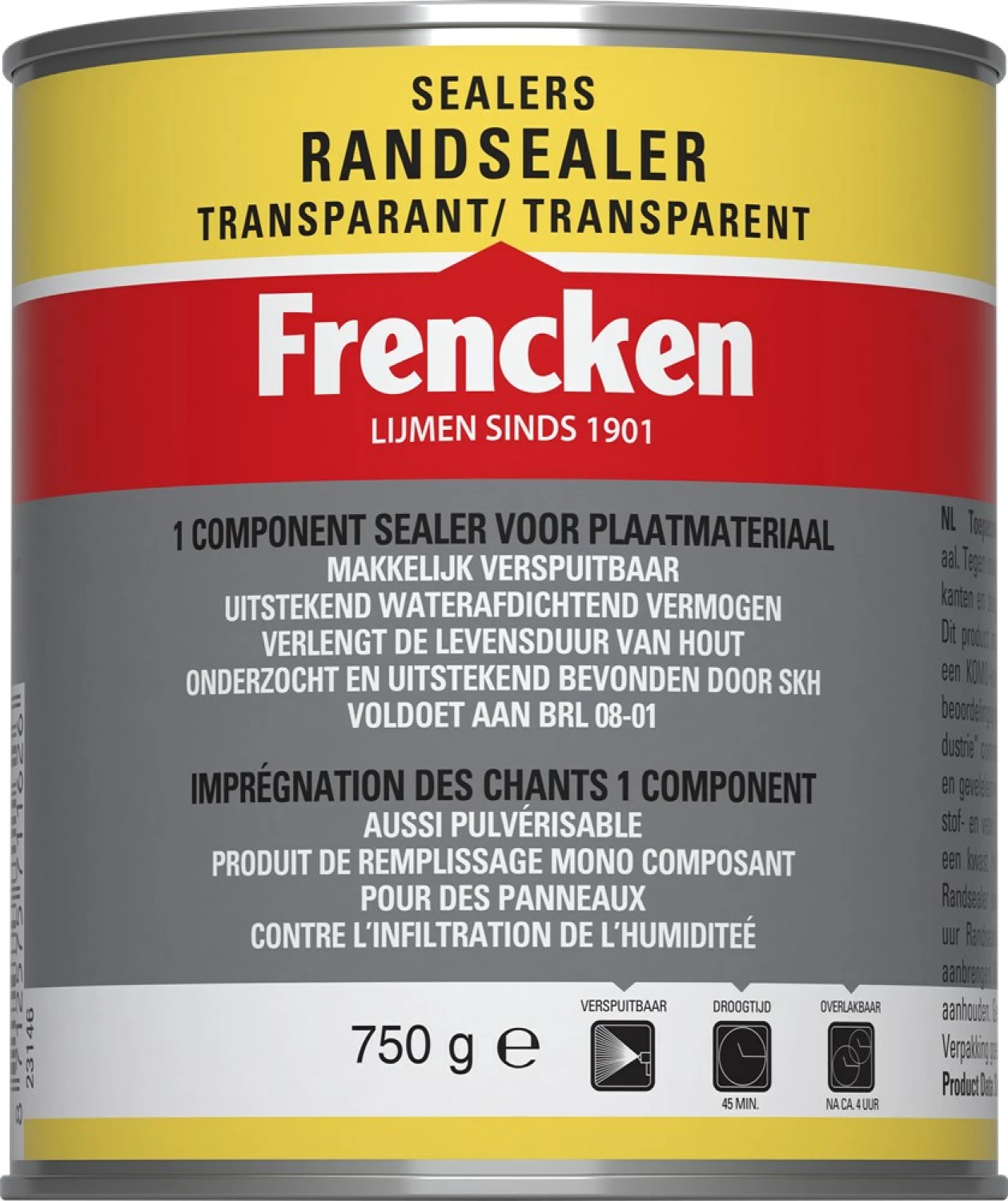 Frencken Colle pour bordures - transparent - 750g-image