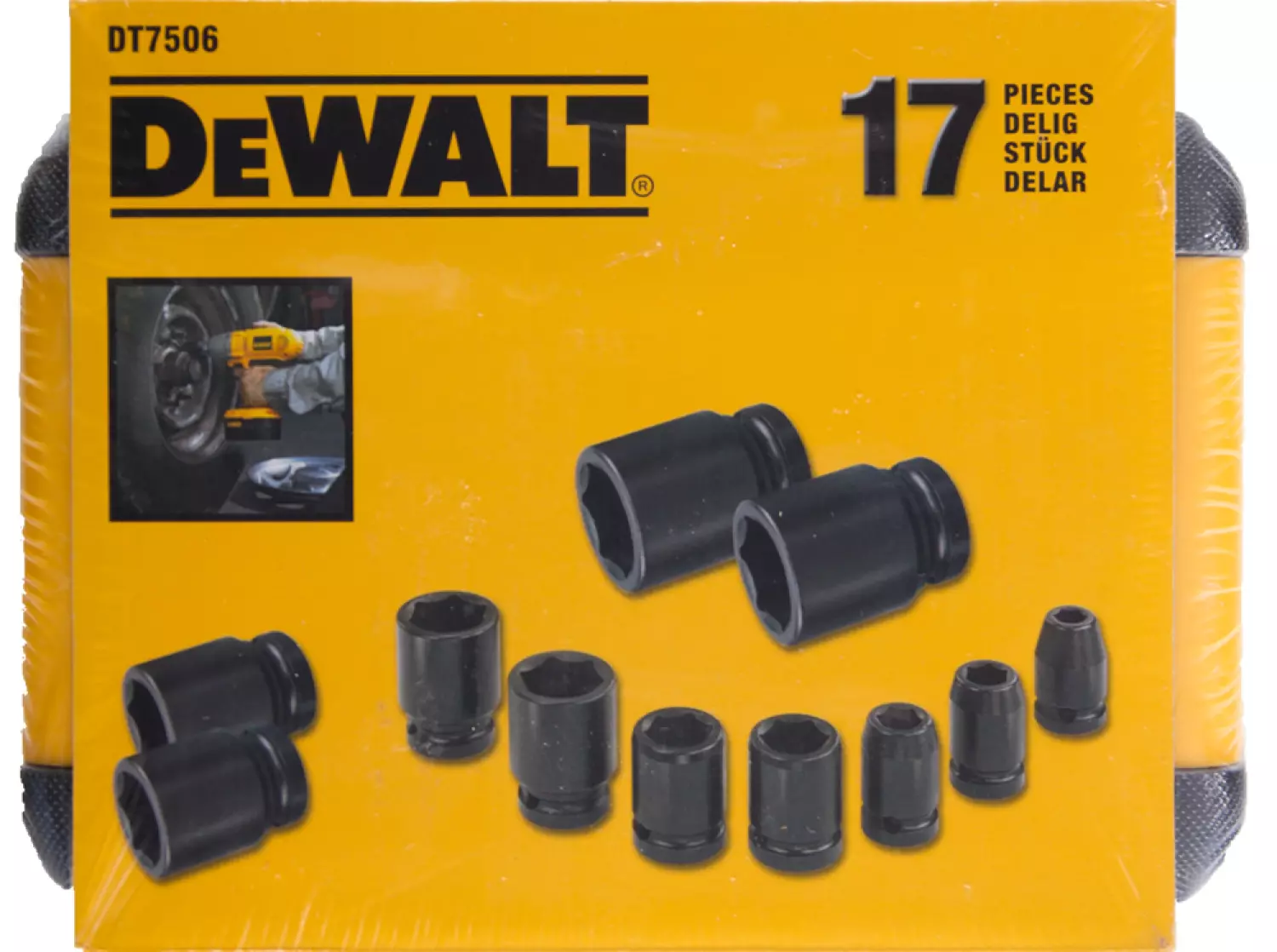 DeWALT DT7506 17 delige doppenset in koffer-image