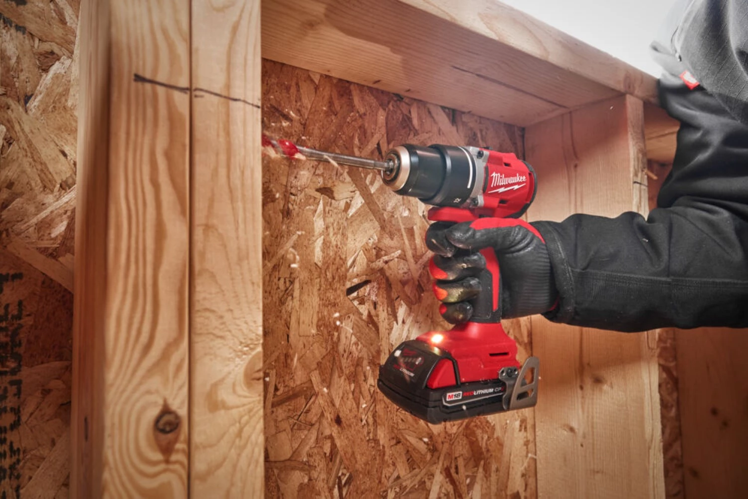 Milwaukee M12 BLDDRC-203C Kit perceuse/visseuse sans fil 12 V Li-ion (3 batteries 2,0 Ah) dans un coffret - 40 Nm-image