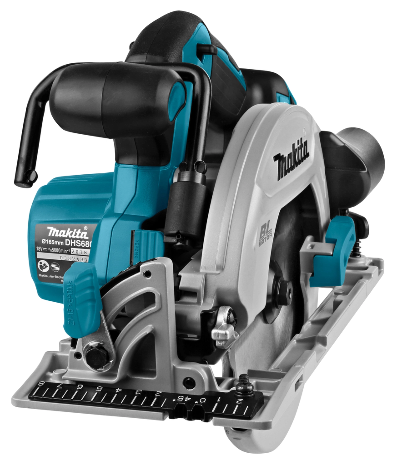 Makita DHS680Z 18V Li-Ion accu cirkelzaag body - 165mm - linkshandig - koolborstelloos-image