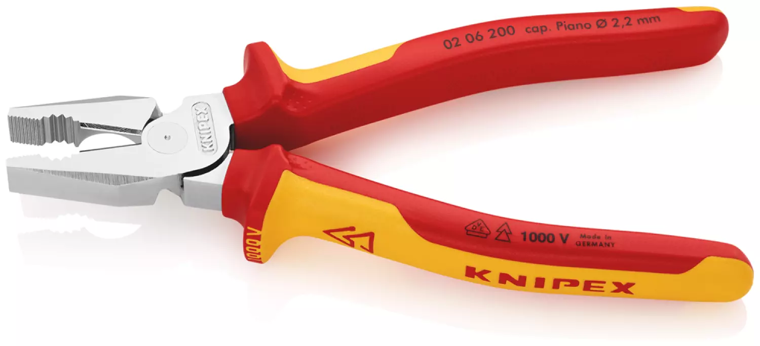 Knipex 206200 Pince Universelle Puissante VDE - 200mm-image