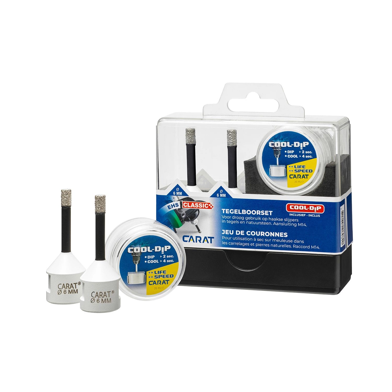 Carat EHSC66CA26 Tegelboor 6 mm - 2st + cooldip-image