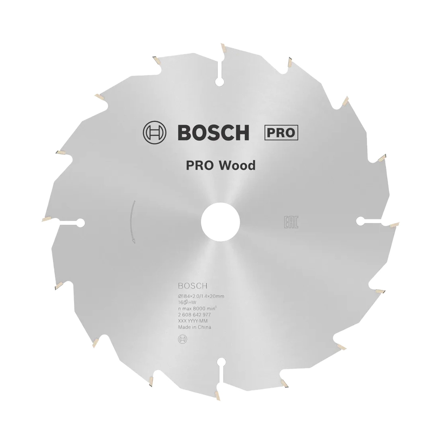 Bosch 2608644731 Jeu de lames de scie circulaire Pro - 190 mm - Bois-image