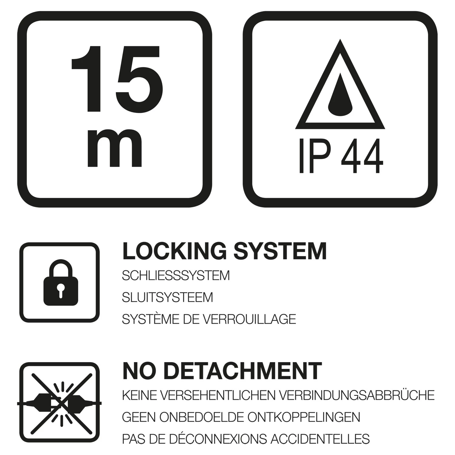Q-link 53.501.20 Verlengsnoer RA3X1.5 H07RNF - IP44 - 15m-image