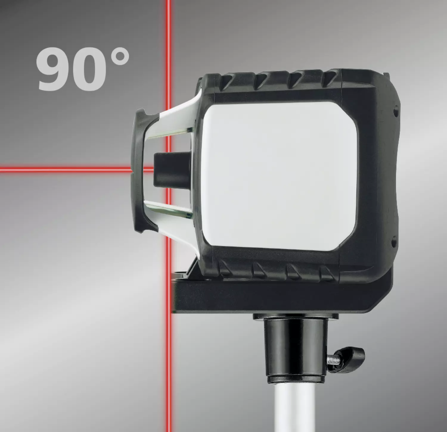 Laserliner Cubus 210 S Roterende laser set incl. statief, ontvanger en meetlat in koffer - Rood - 200 m - IP66-image